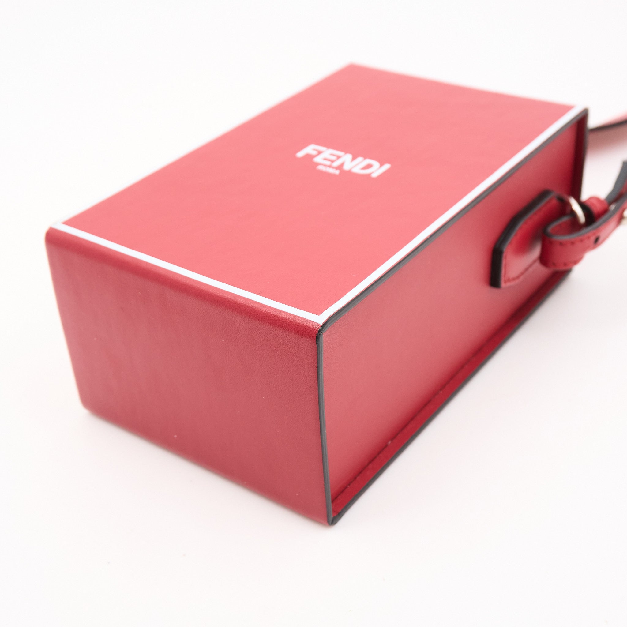 Fendi Dark Red Box Bag