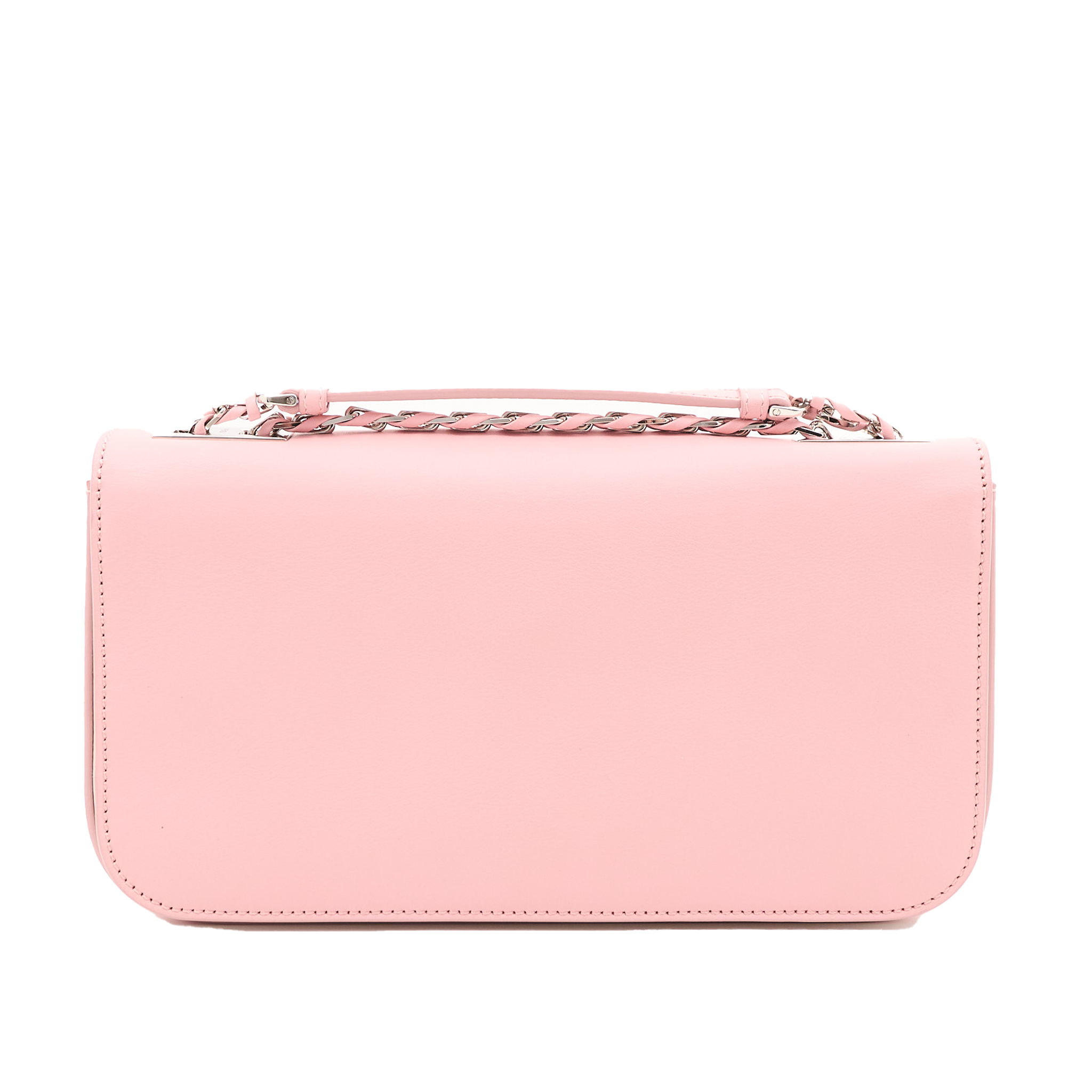 Fendi Pink Leather 3 Baguette Crossbody Bag