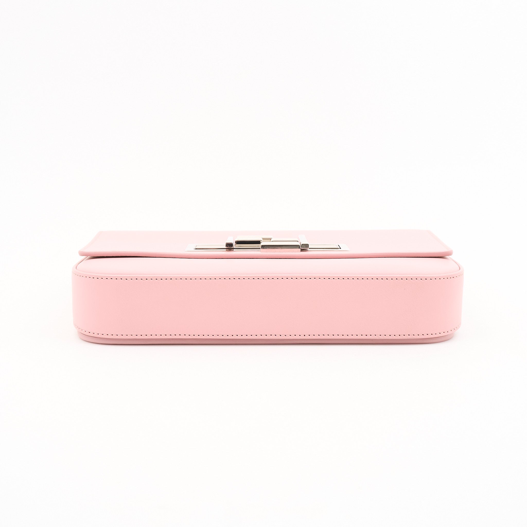 Fendi Pink Leather 3 Baguette Crossbody Bag