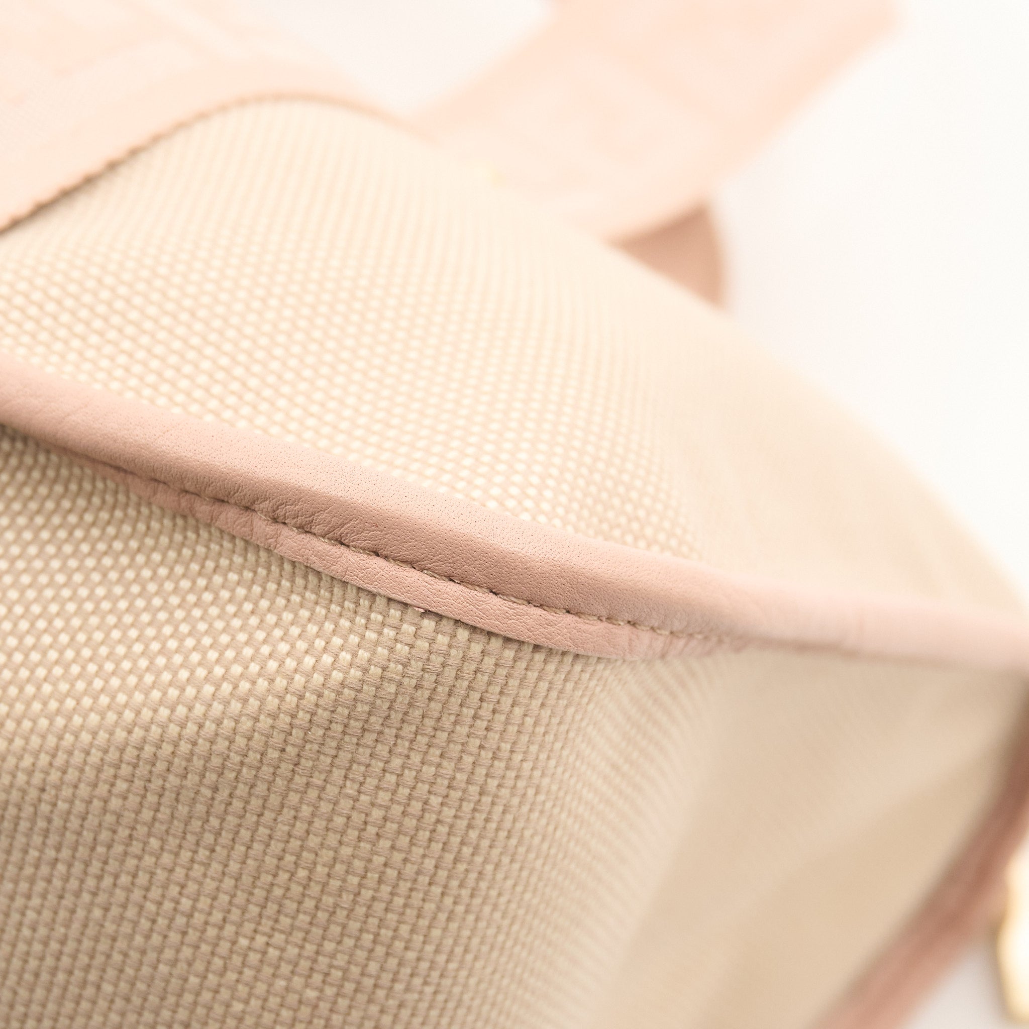 Fendi Canvas Beige & Pink Small Duffle Bag