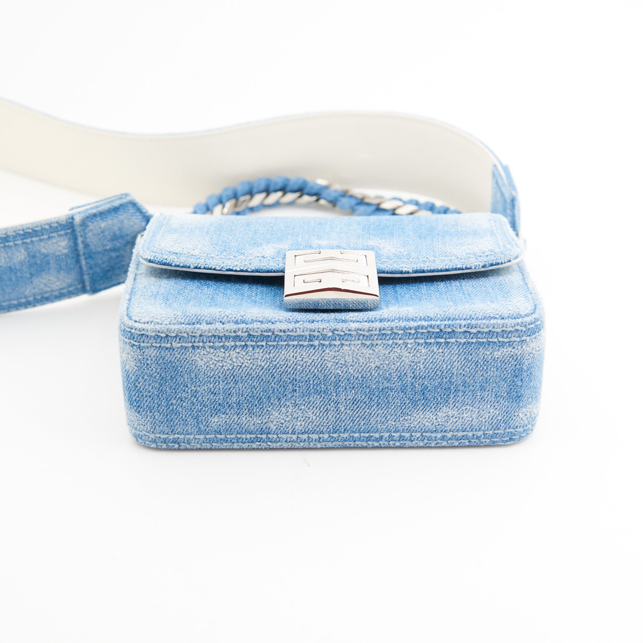 Givenchy Denim 4G Handbag in Blue Denim