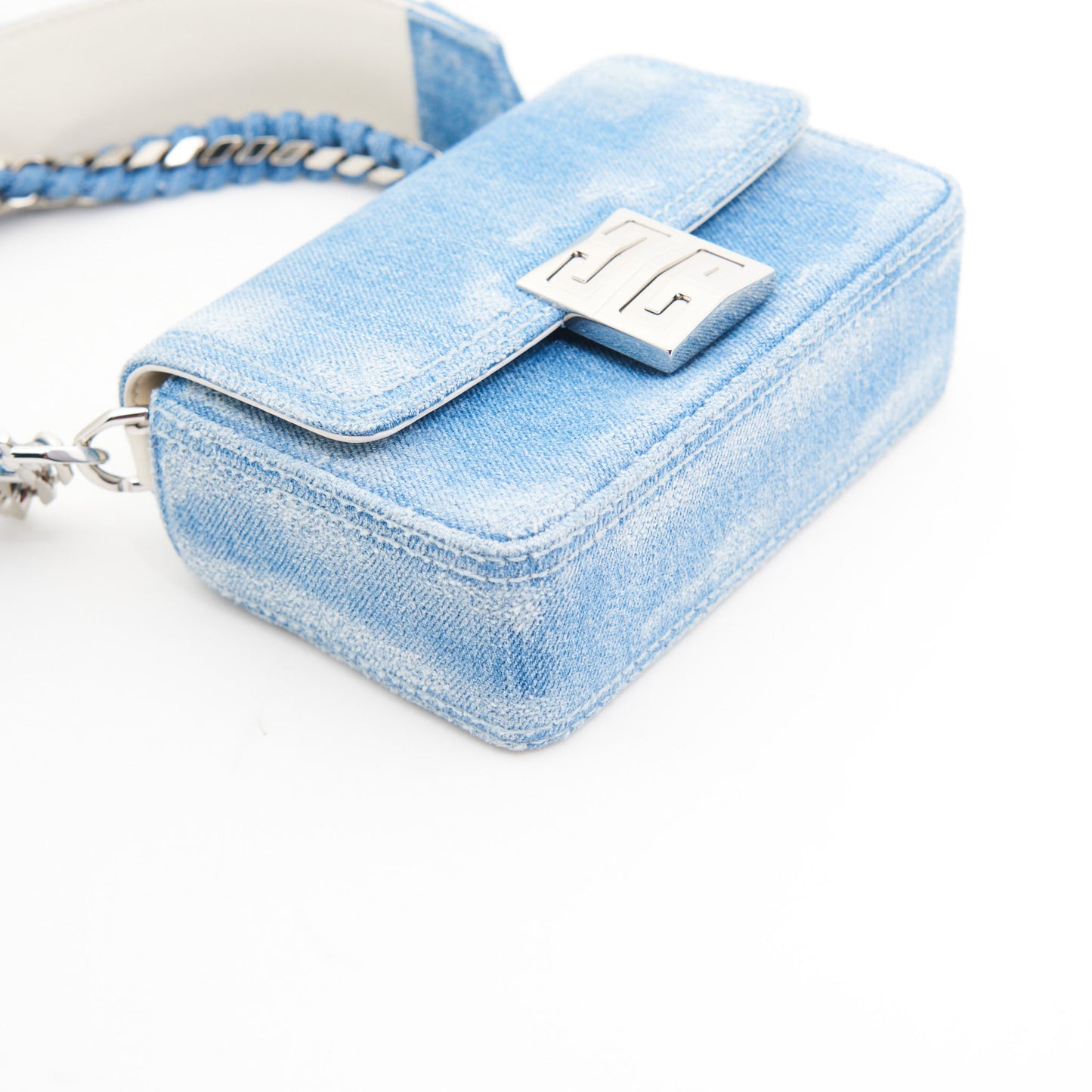 Givenchy Denim 4G Handbag in Blue Denim