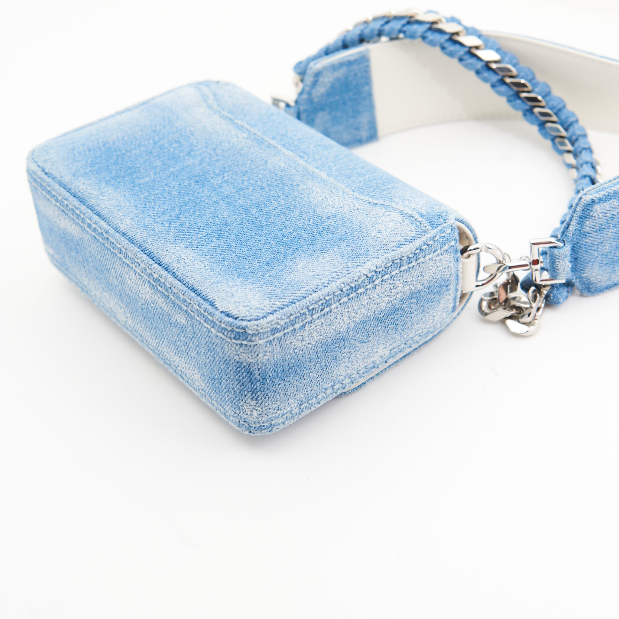 Givenchy Denim 4G Handbag in Blue Denim