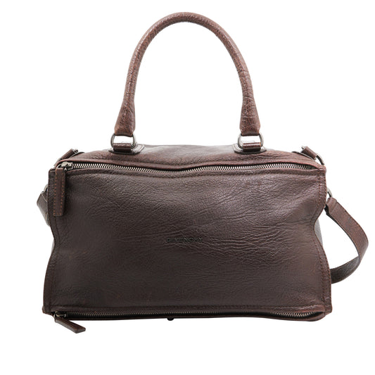 Givenchy Leather Pandora Bag in Brown