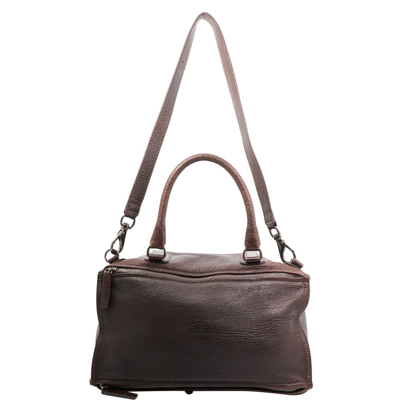 Givenchy Leather Pandora Bag in Brown