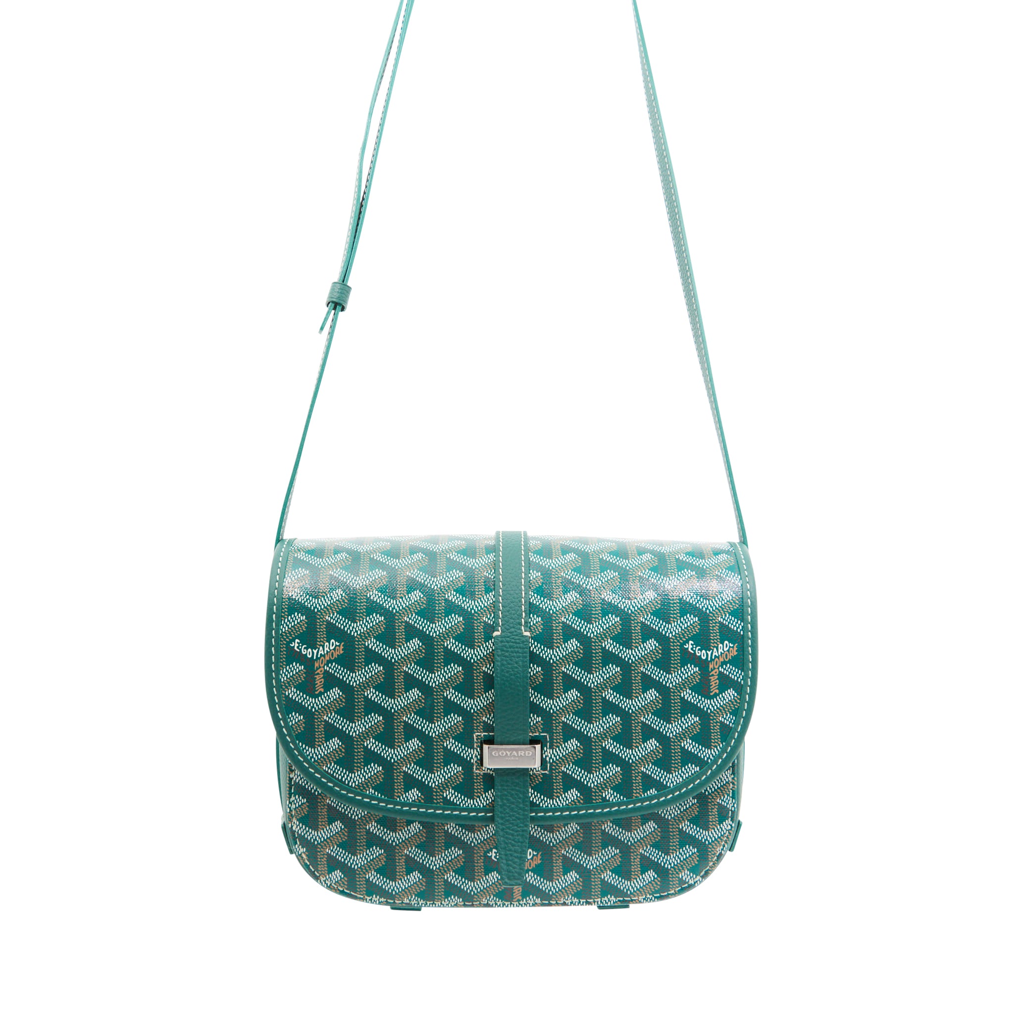 Goyard Belvedere Green Handbag