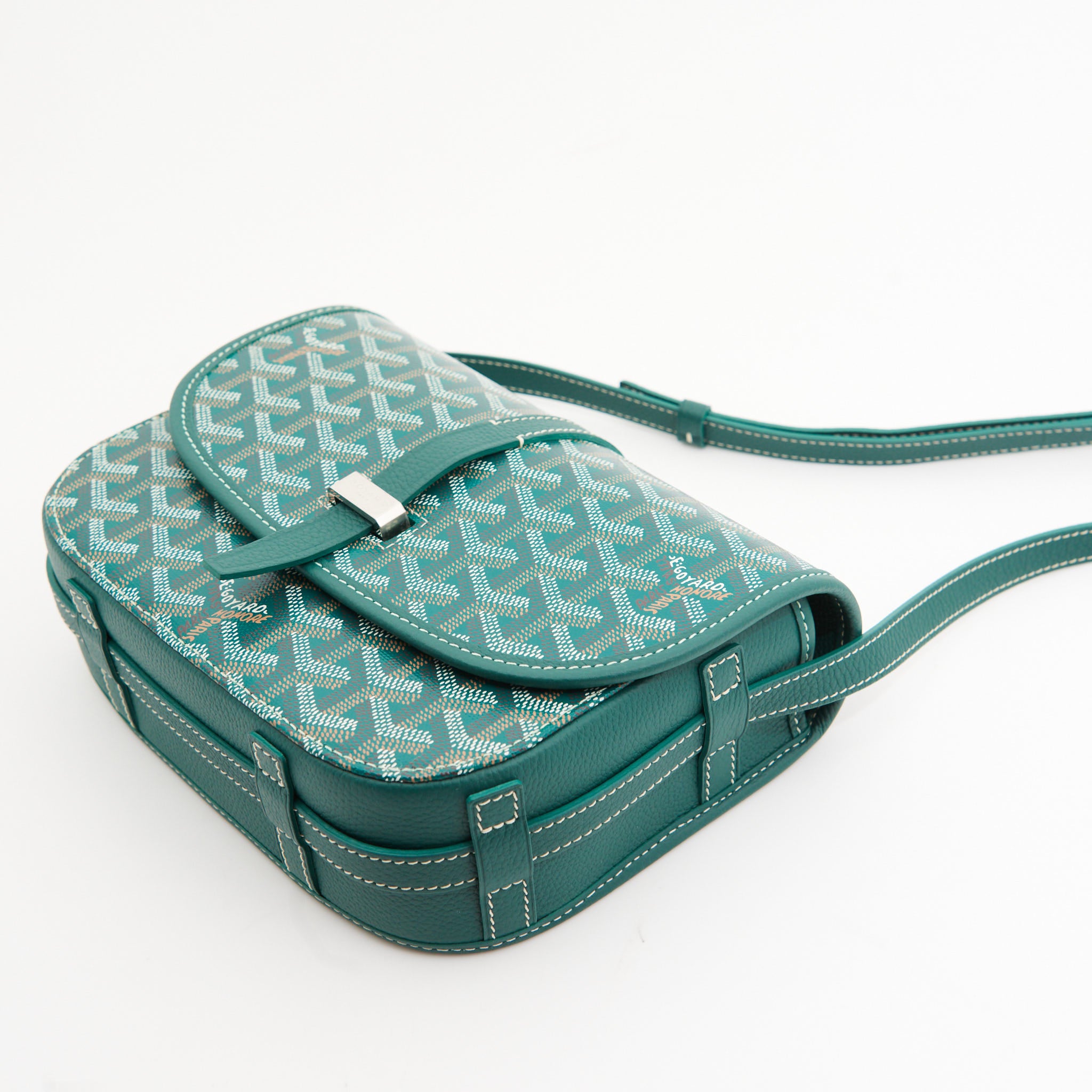 Goyard Belvedere Green Handbag