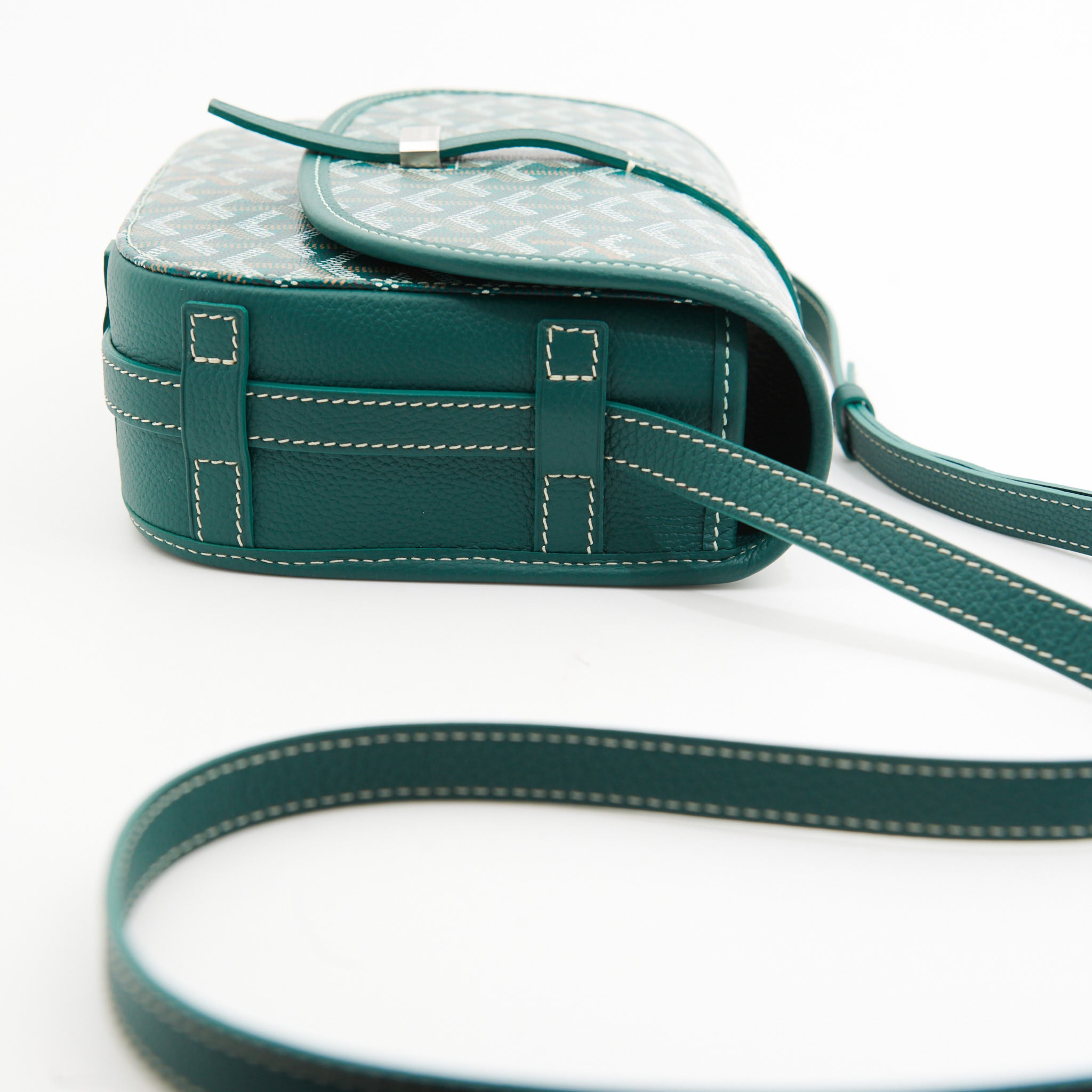 Goyard Belvedere Green Handbag