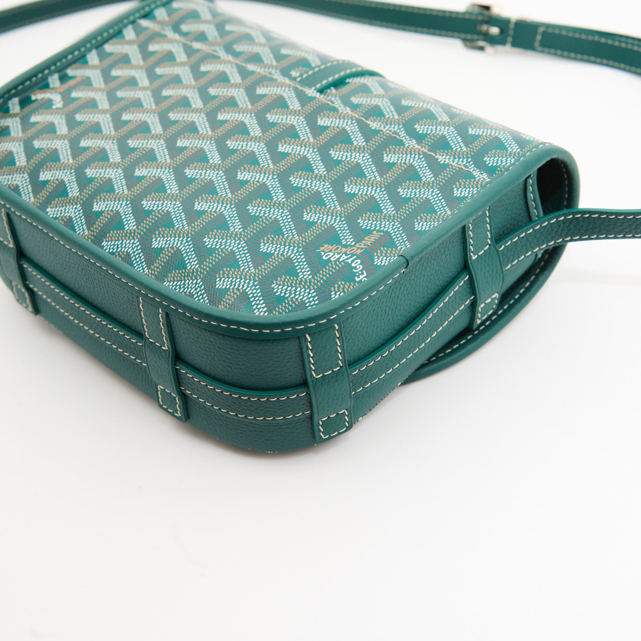 Goyard Belvedere Green Handbag