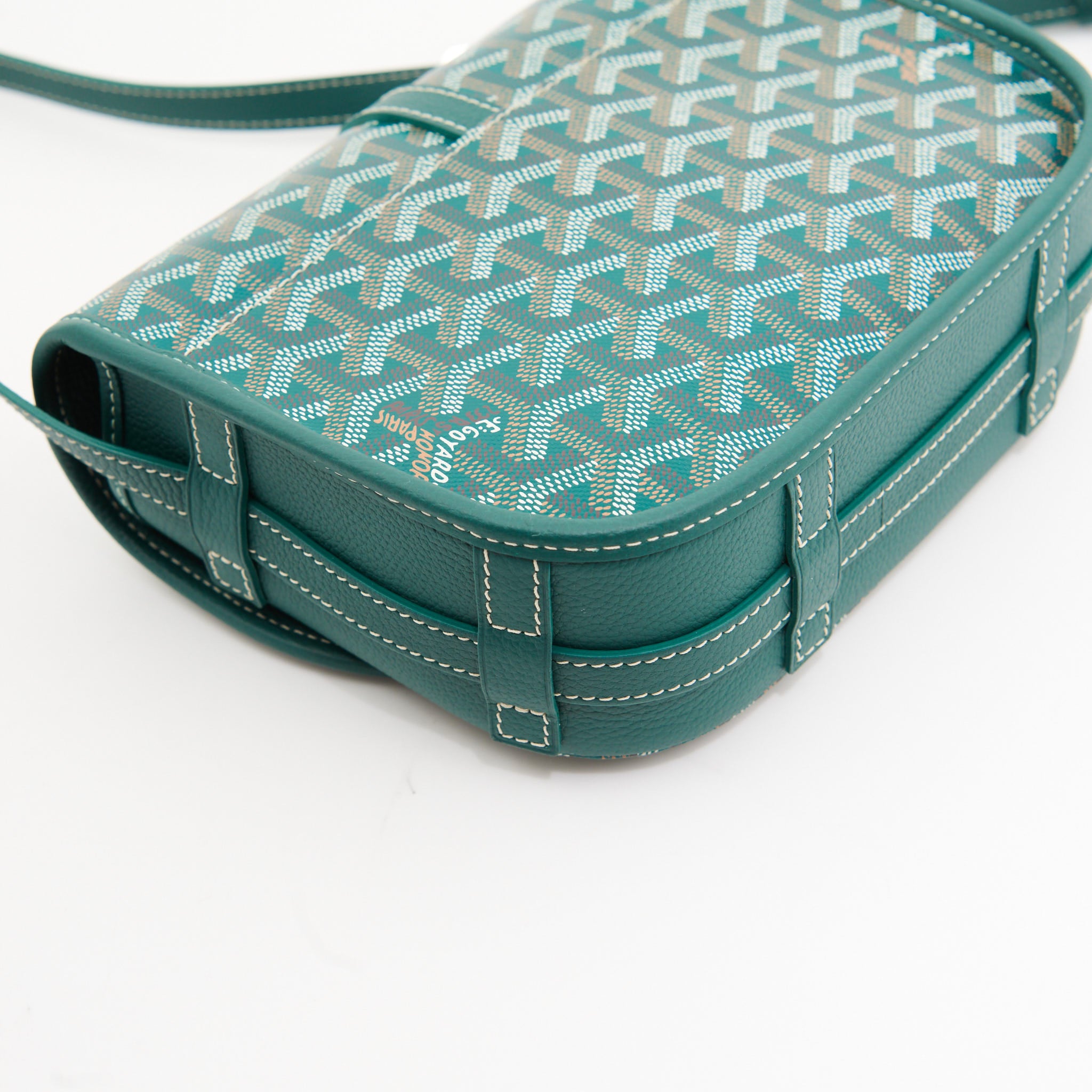 Goyard Belvedere Green Handbag