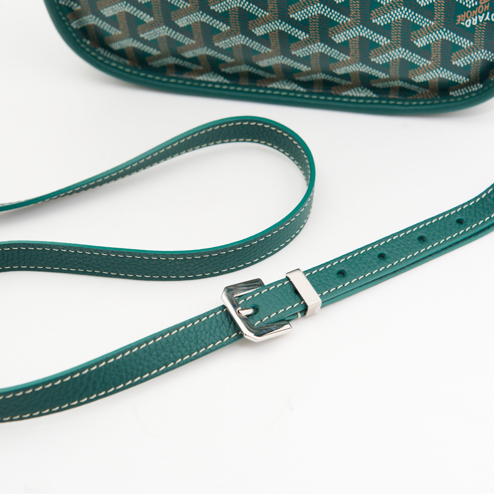 Goyard Belvedere Green Handbag