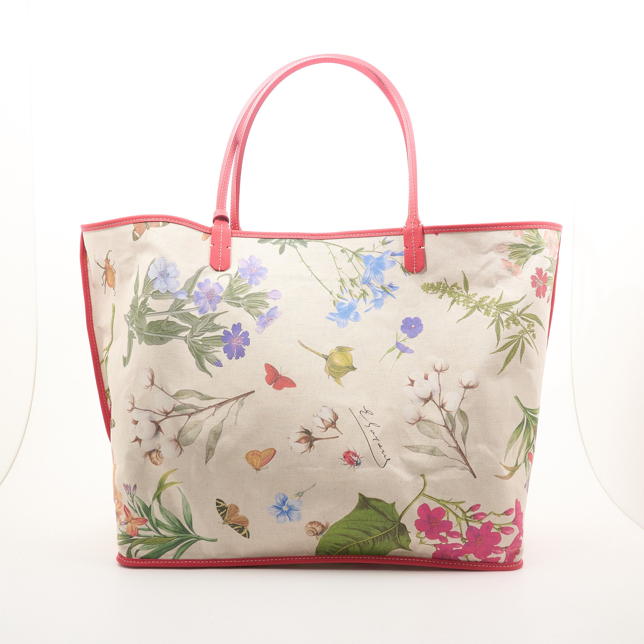 Goyard 2025 Limited Edition Goyardine Le Jardin Saint Louis GM Tote