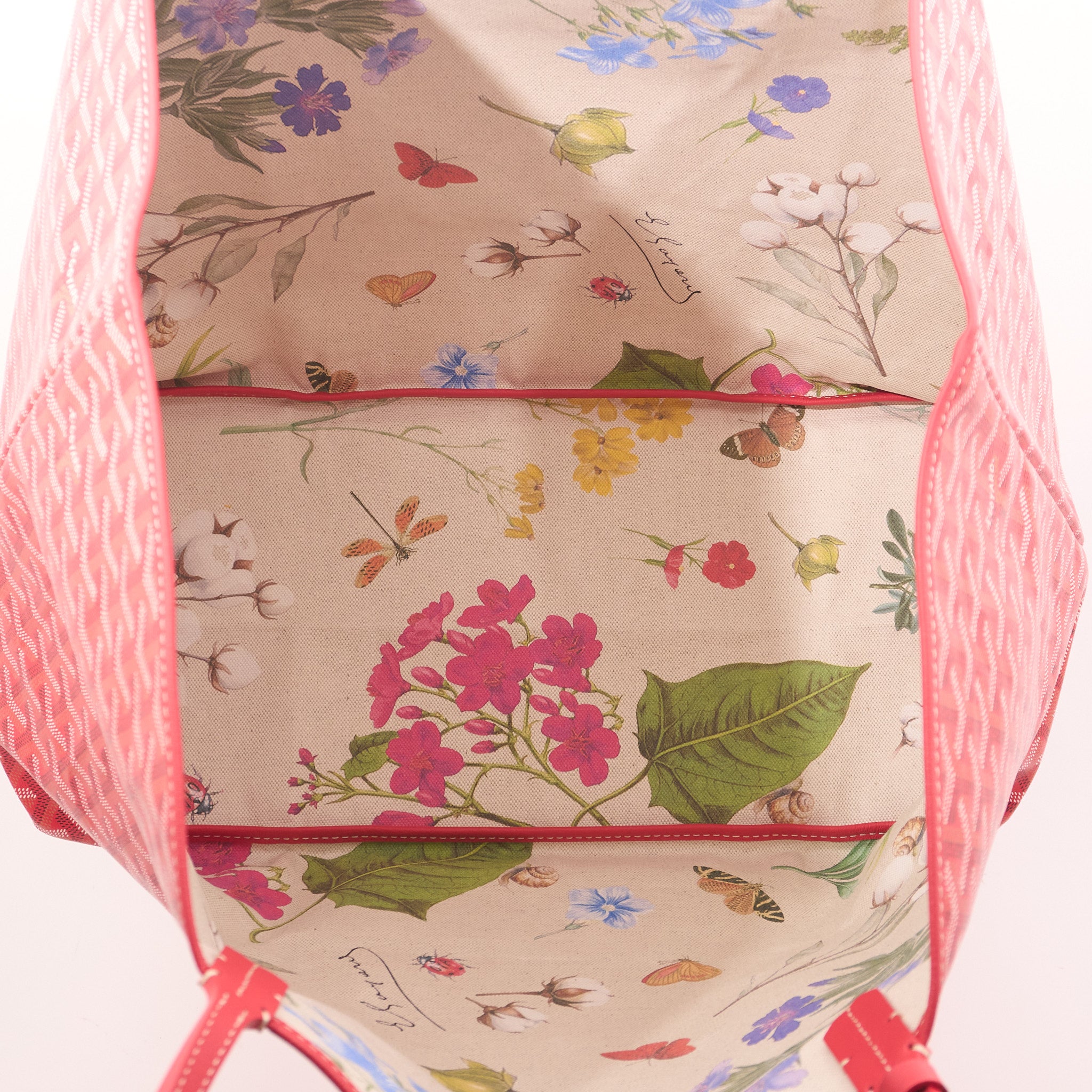 Goyard 2025 Limited Edition Goyardine Le Jardin Saint Louis GM Tote