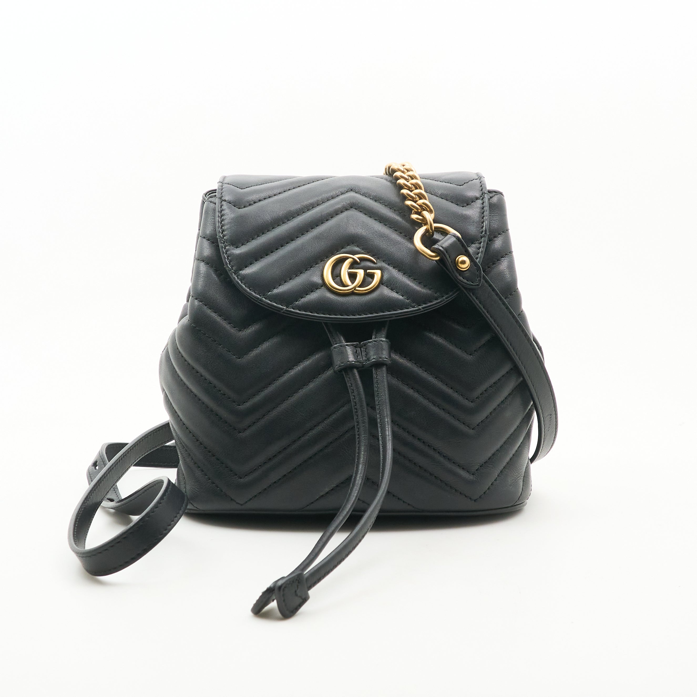Gucci GG Marmont Mini Black Backpack