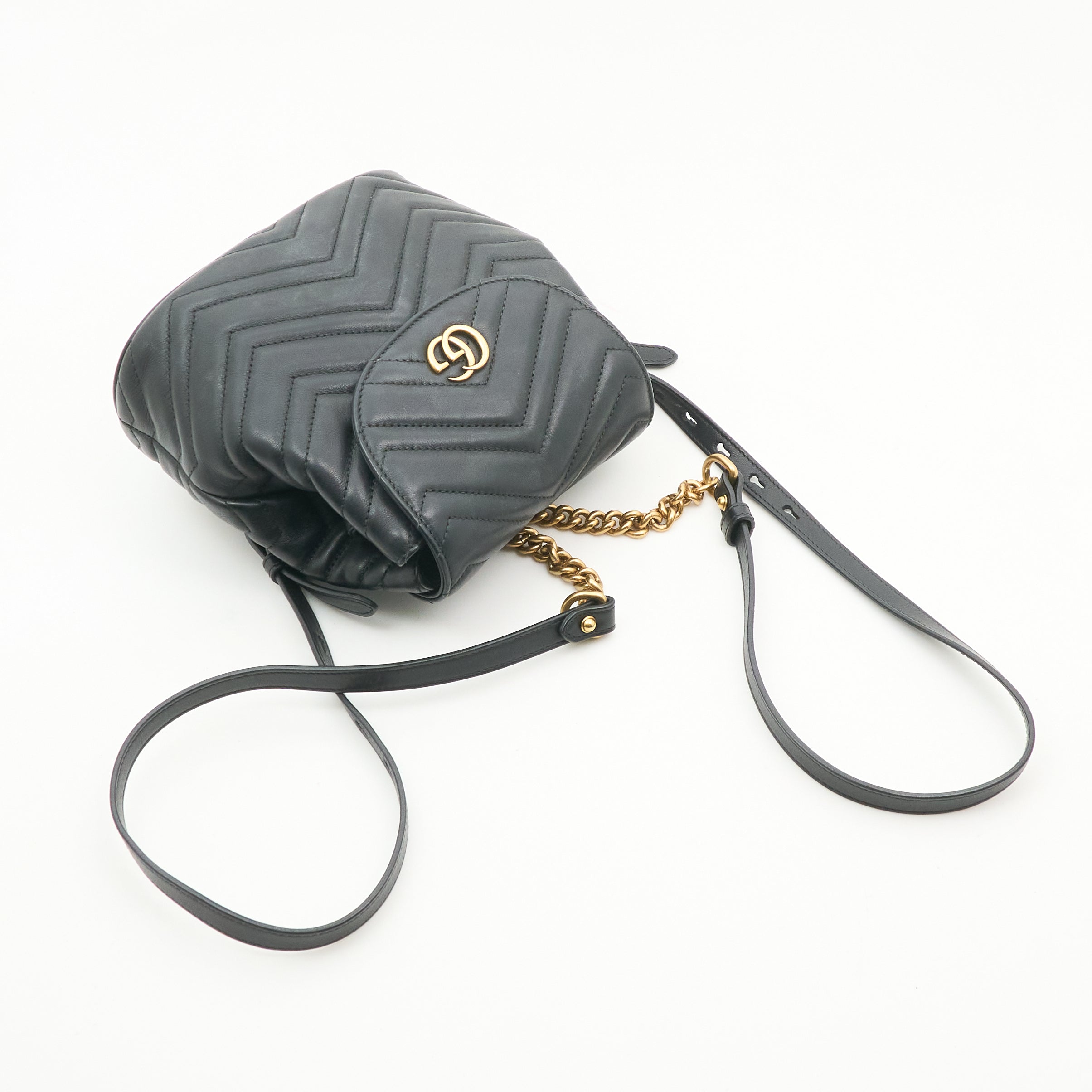 Gucci GG Marmont Mini Black Backpack