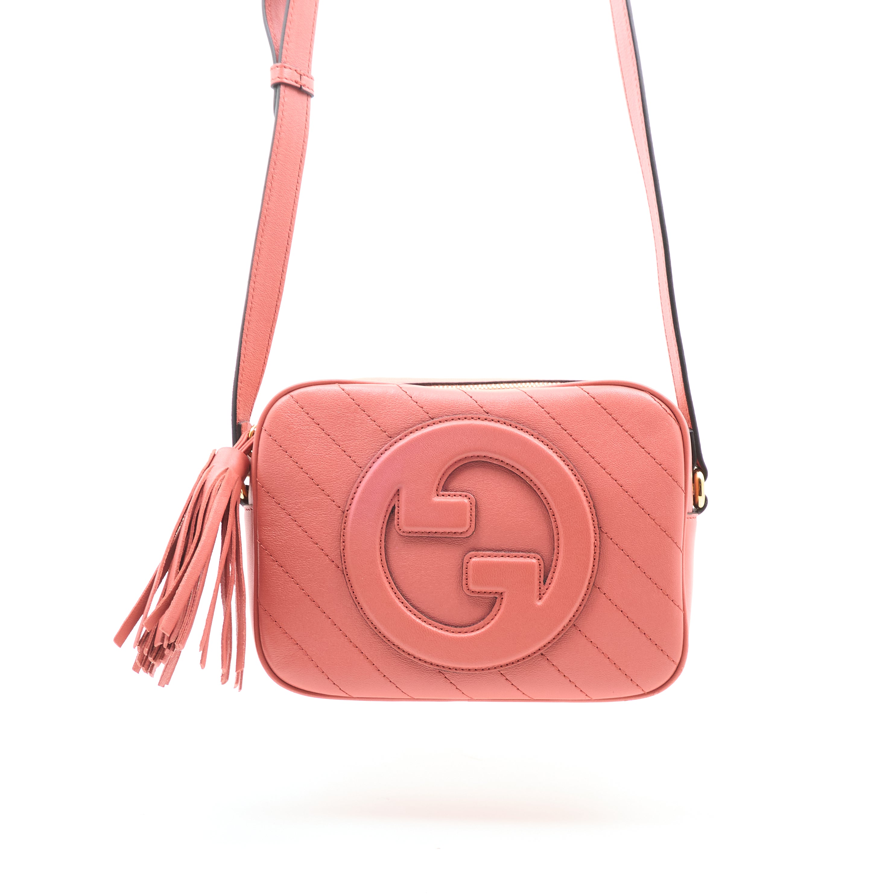 Gucci Blondie Pink Leather Camera Bag