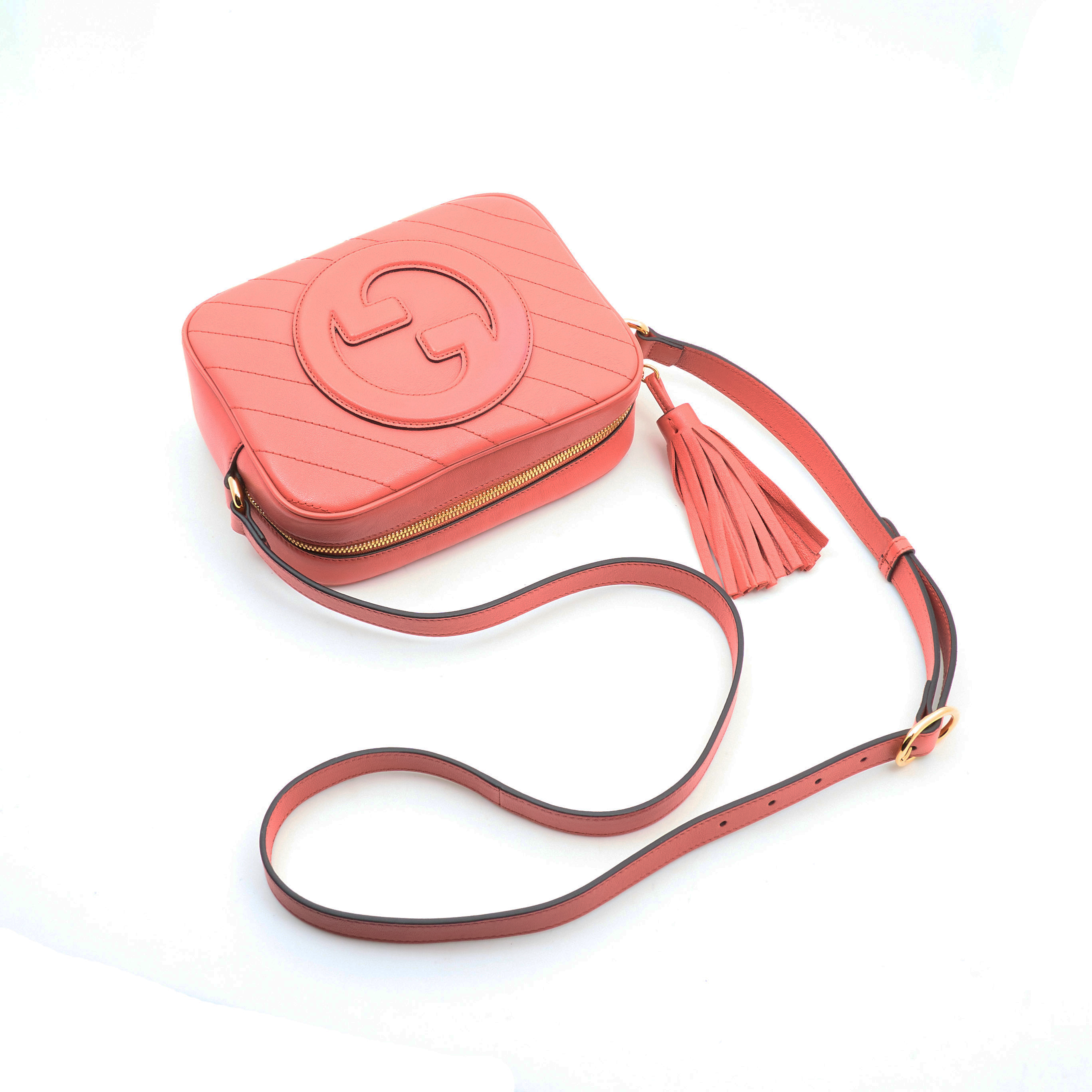 Gucci Blondie Pink Leather Camera Bag