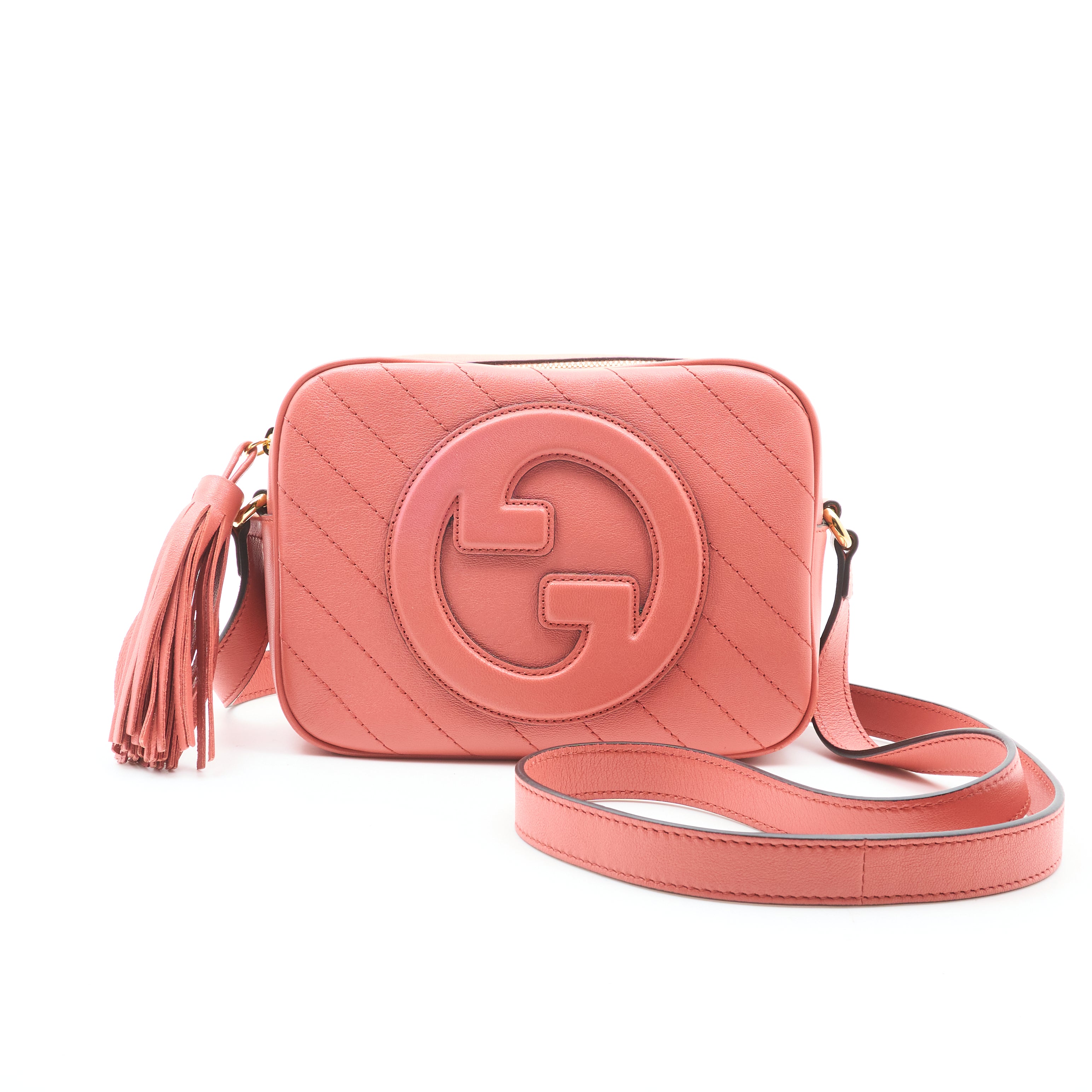 Gucci Blondie Pink Leather Camera Bag