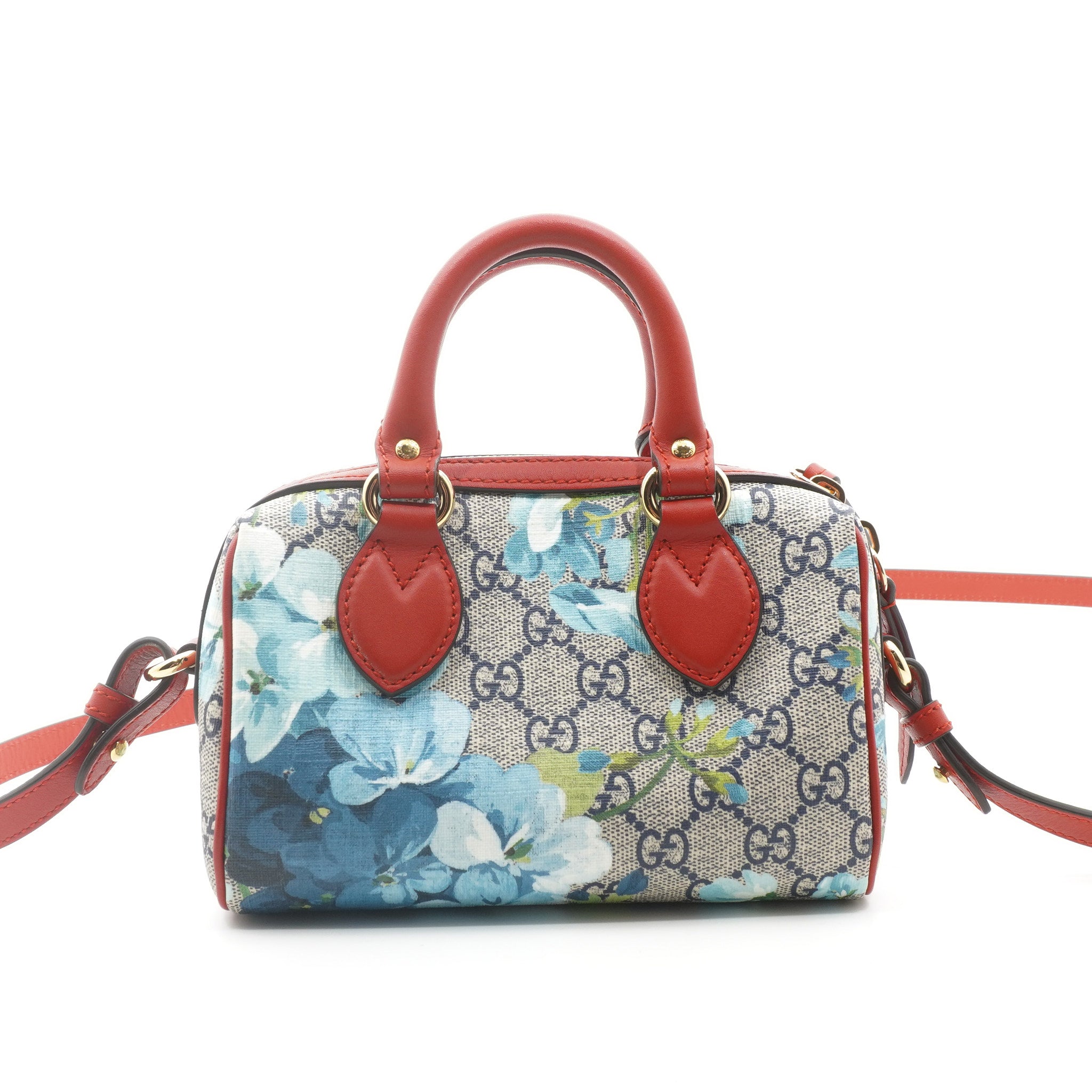 Gucci Mini Blooms Boston Bag Blue