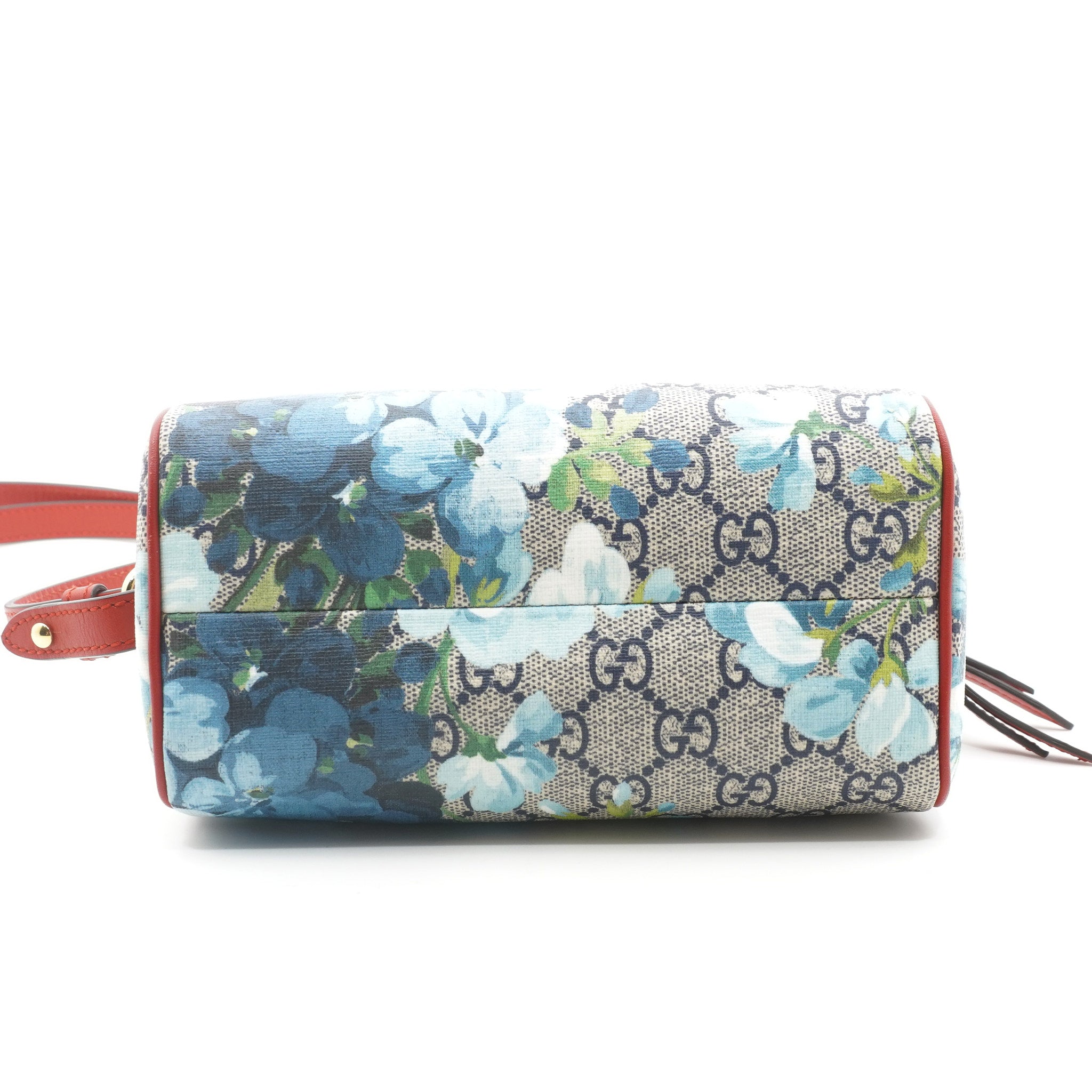 Gucci Mini Blooms Boston Bag Blue