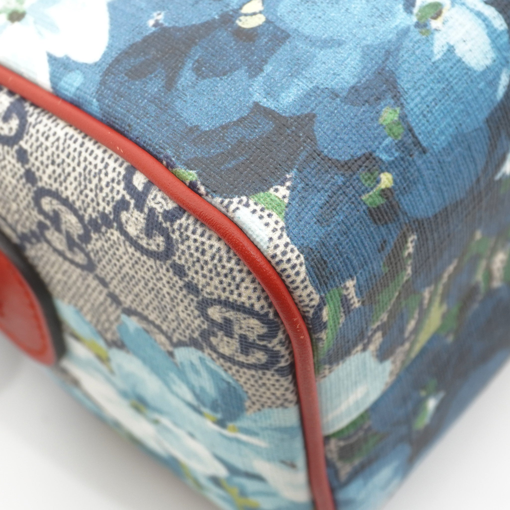 Gucci Mini Blooms Boston Bag Blue