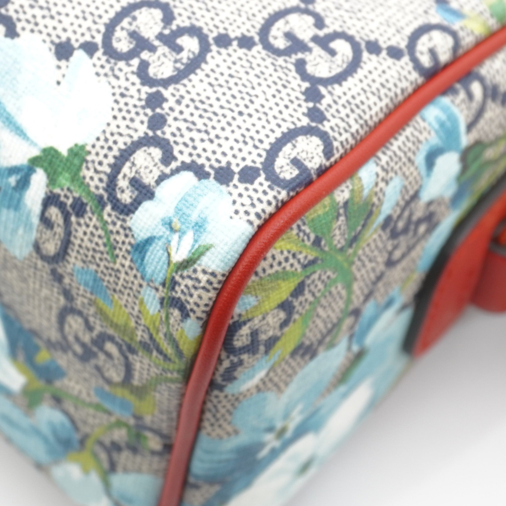 Gucci Mini Blooms Boston Bag Blue