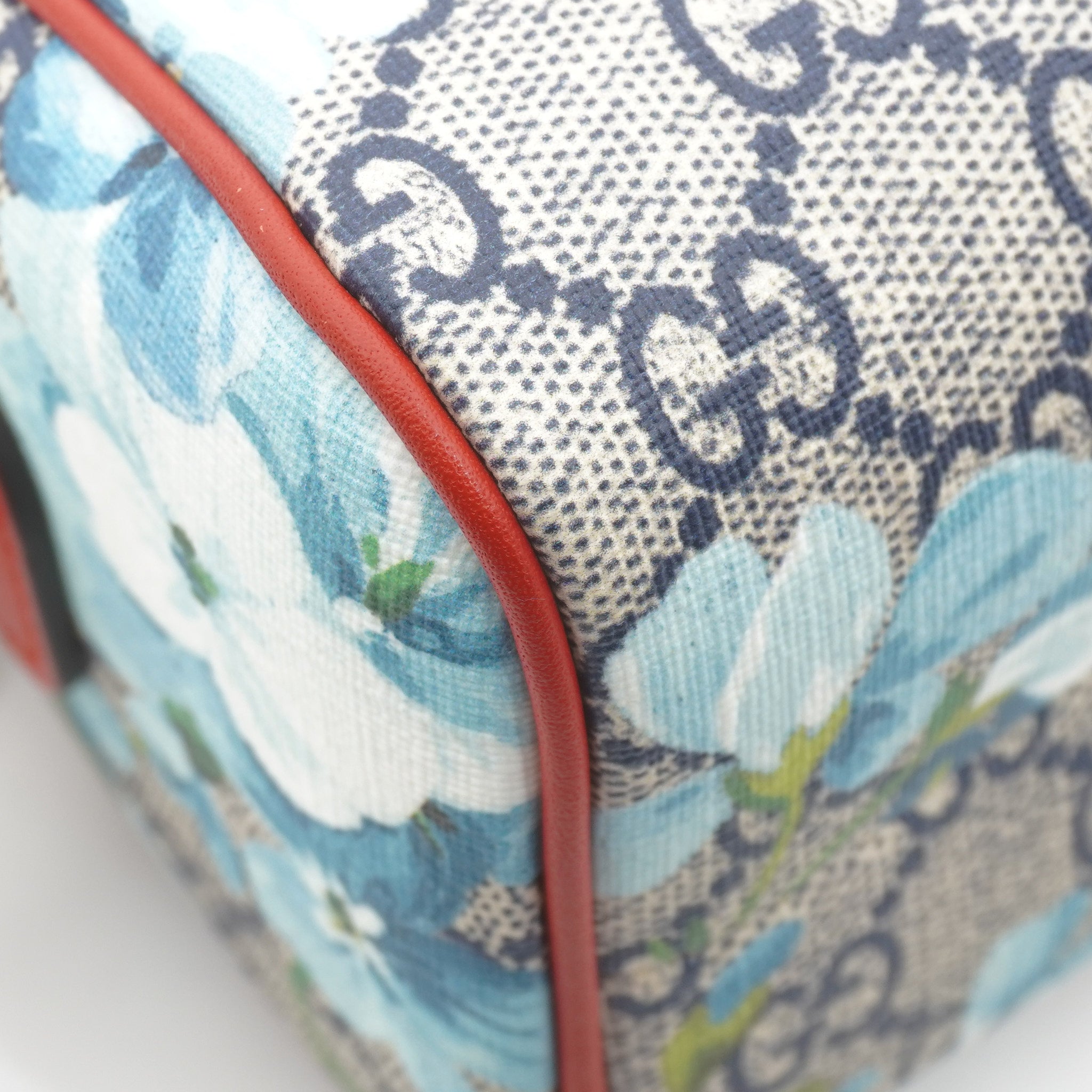 Gucci Mini Blooms Boston Bag Blue
