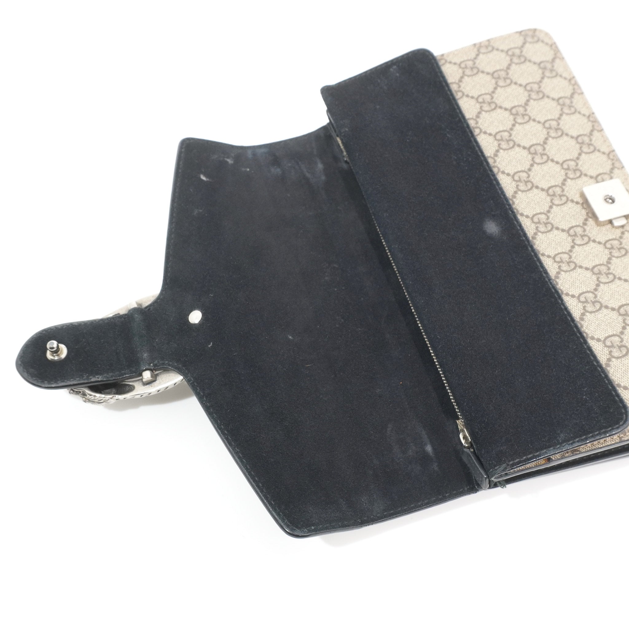 Gucci Dionysus Black Suede Shoulder Bag
