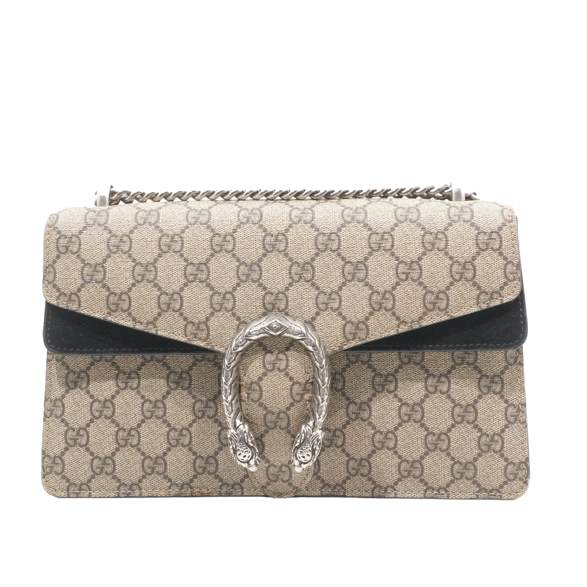 Gucci Dionysus Black Suede Shoulder Bag