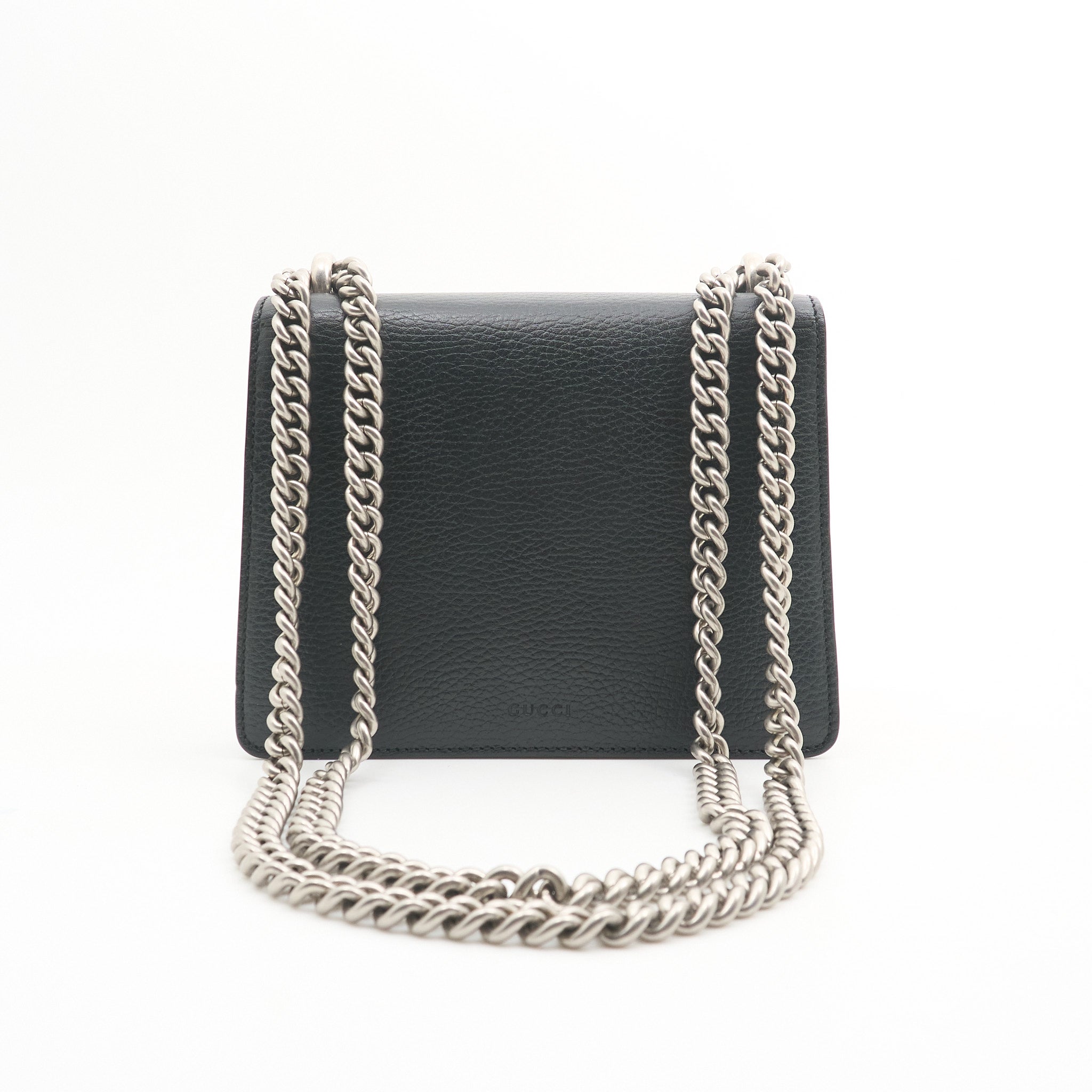 Gucci Dionysus Small Black Leather Bag