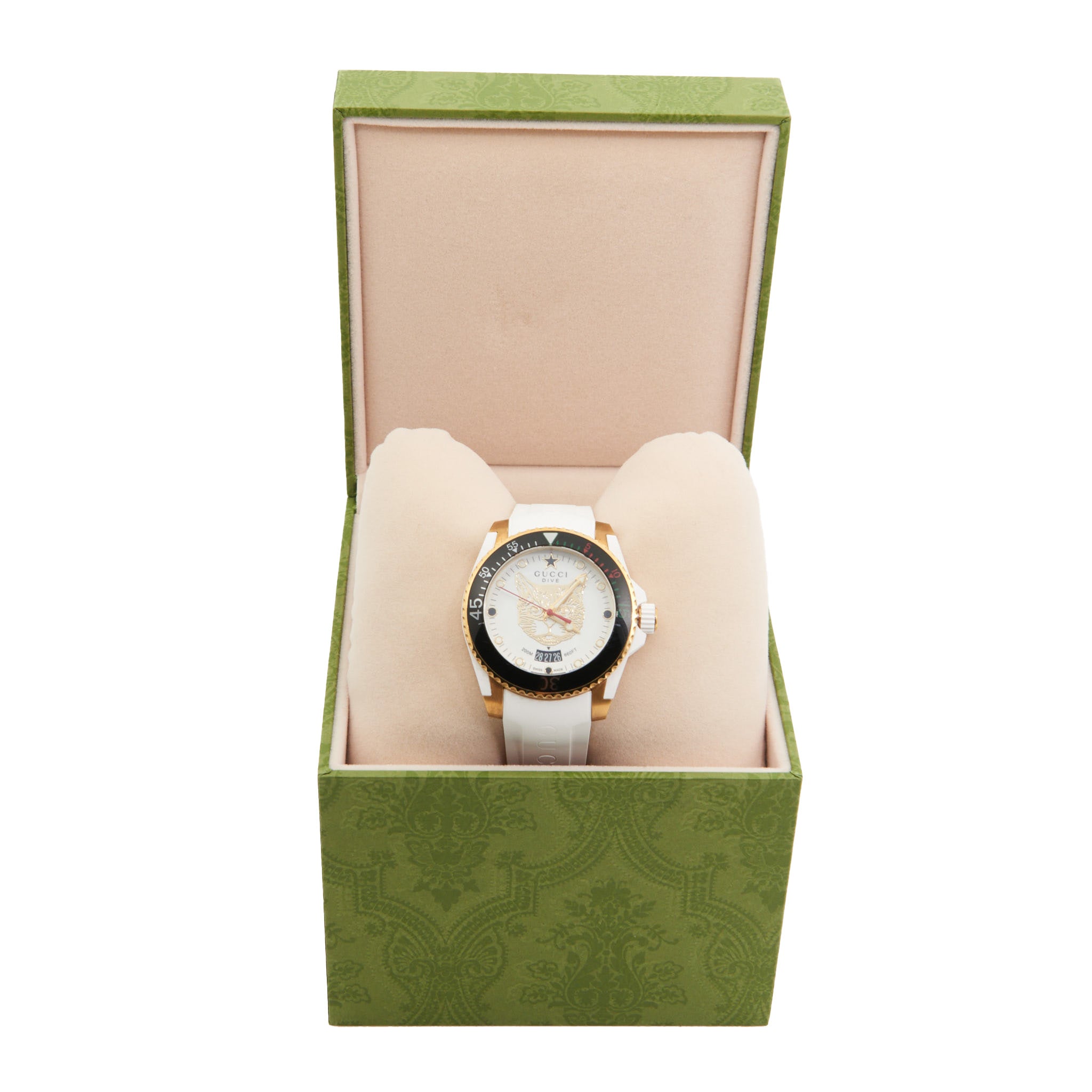 Gucci Dive Quartz White Dial Watch