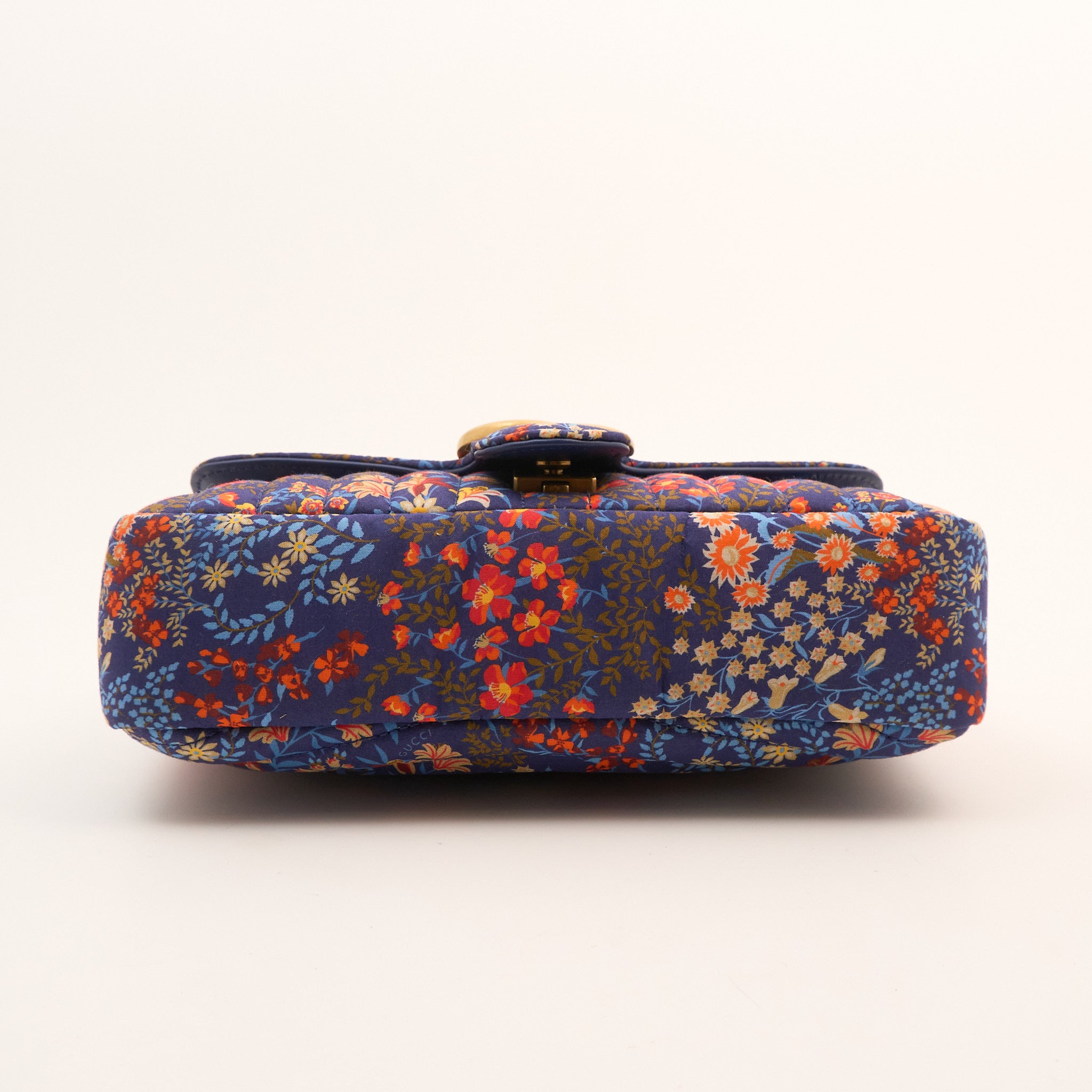 Gucci GG Marmont Small Floral Shoulder Flap Bag