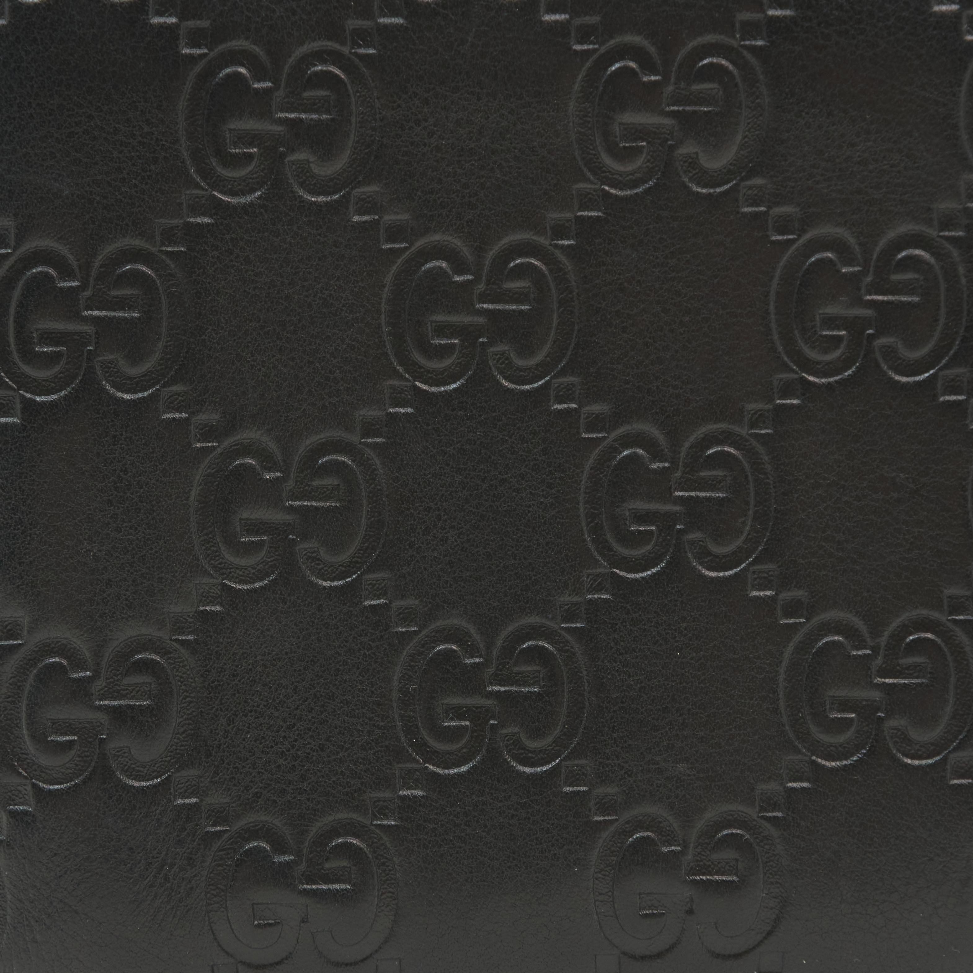 Gucci GG Black Emblem Bi-Fold Wallet