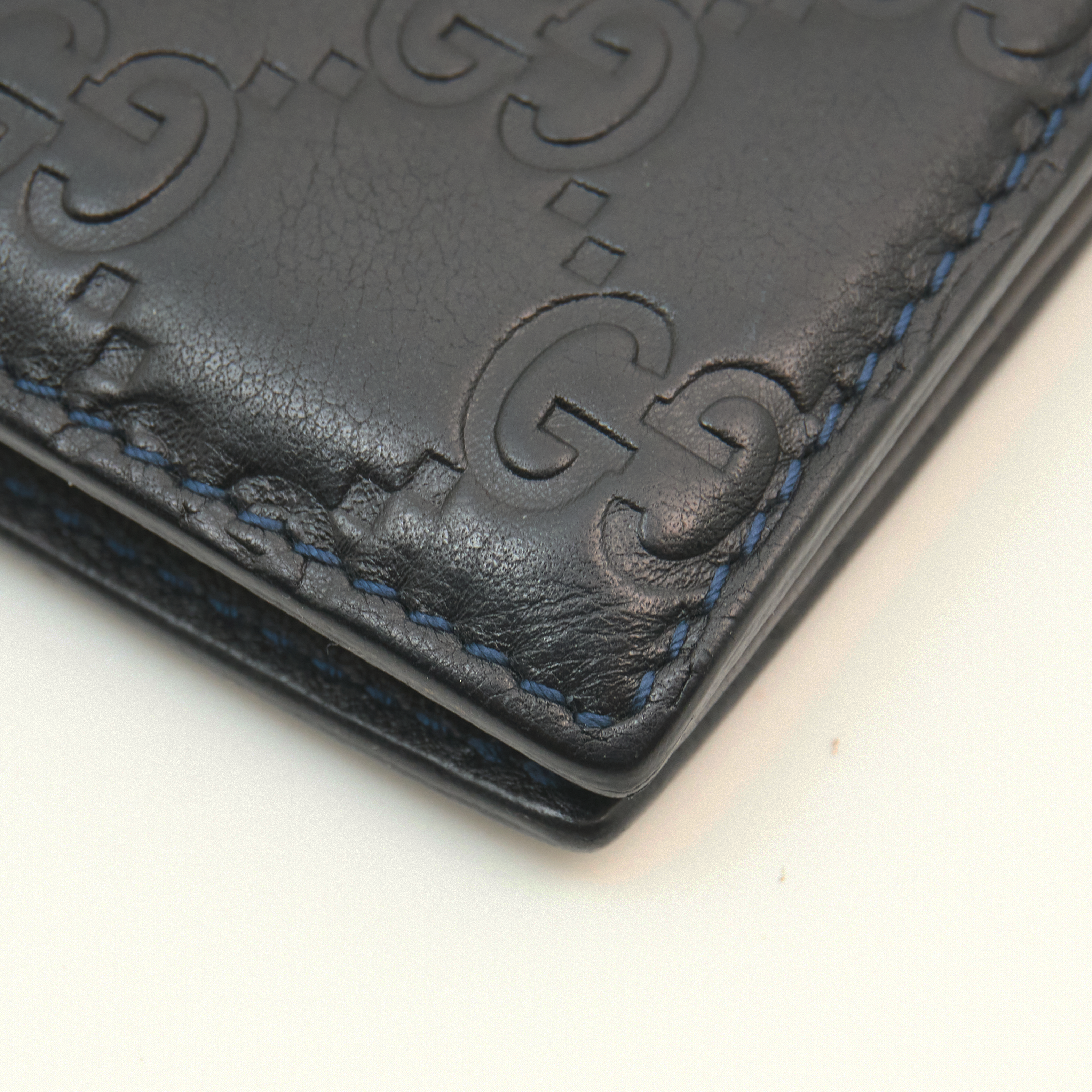 Gucci GG Black Emblem Bi-Fold Wallet