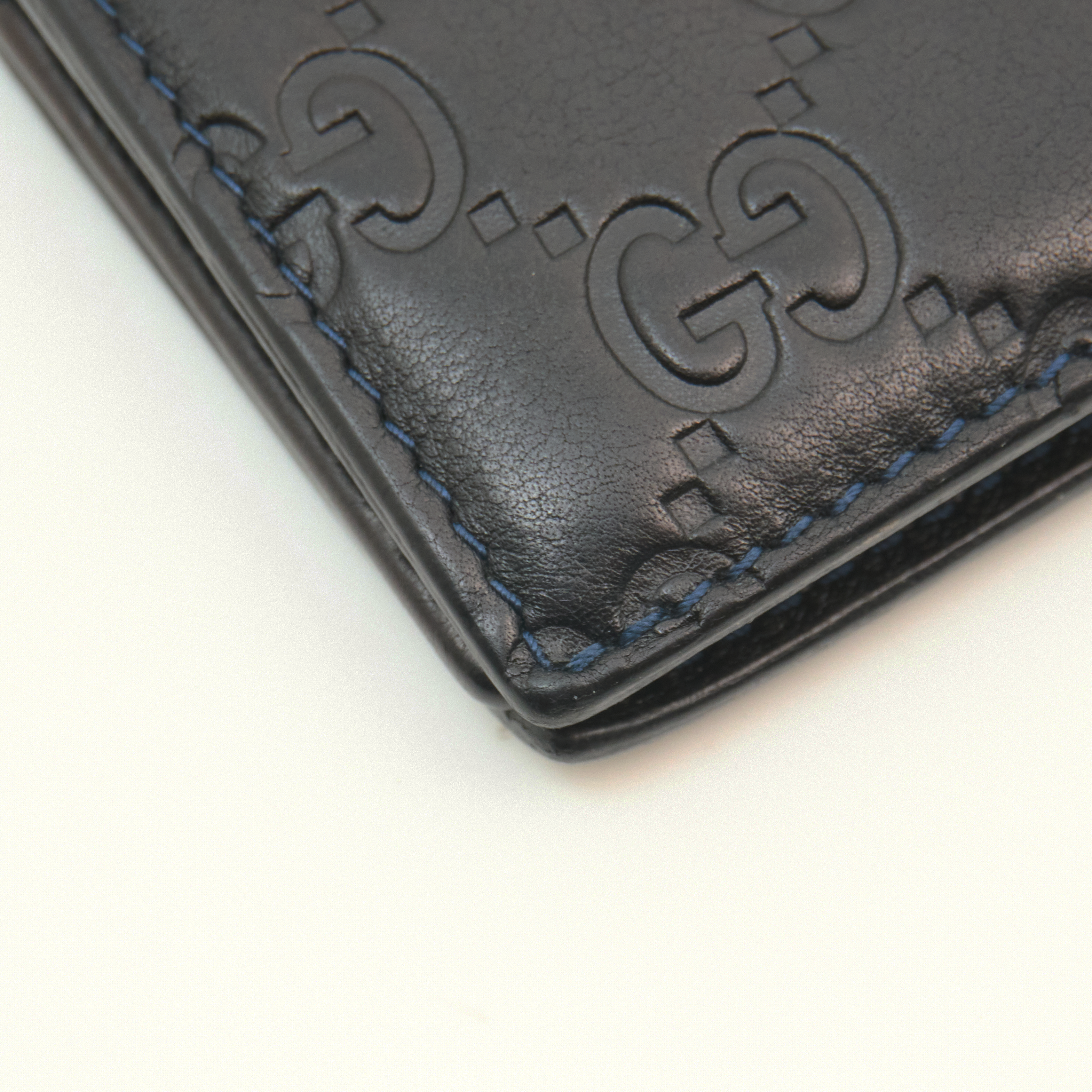 Gucci GG Black Emblem Bi-Fold Wallet