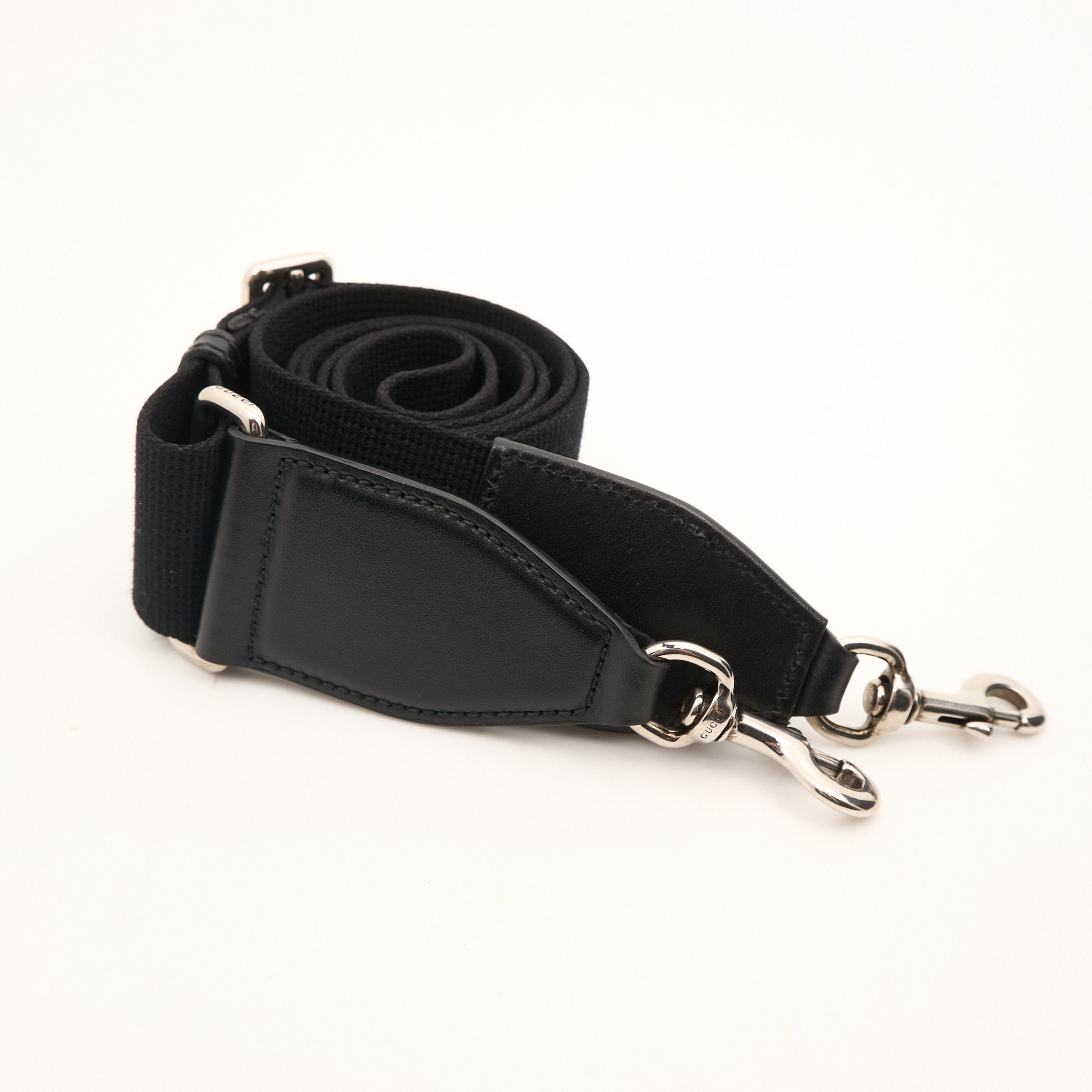 Gucci GG Embossed Tote in Black Leather