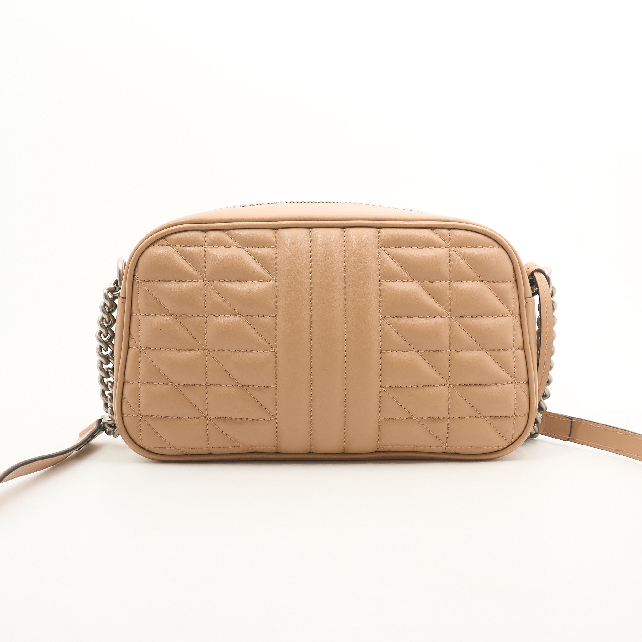 Gucci GG Marmont Beige Matelassé Bag