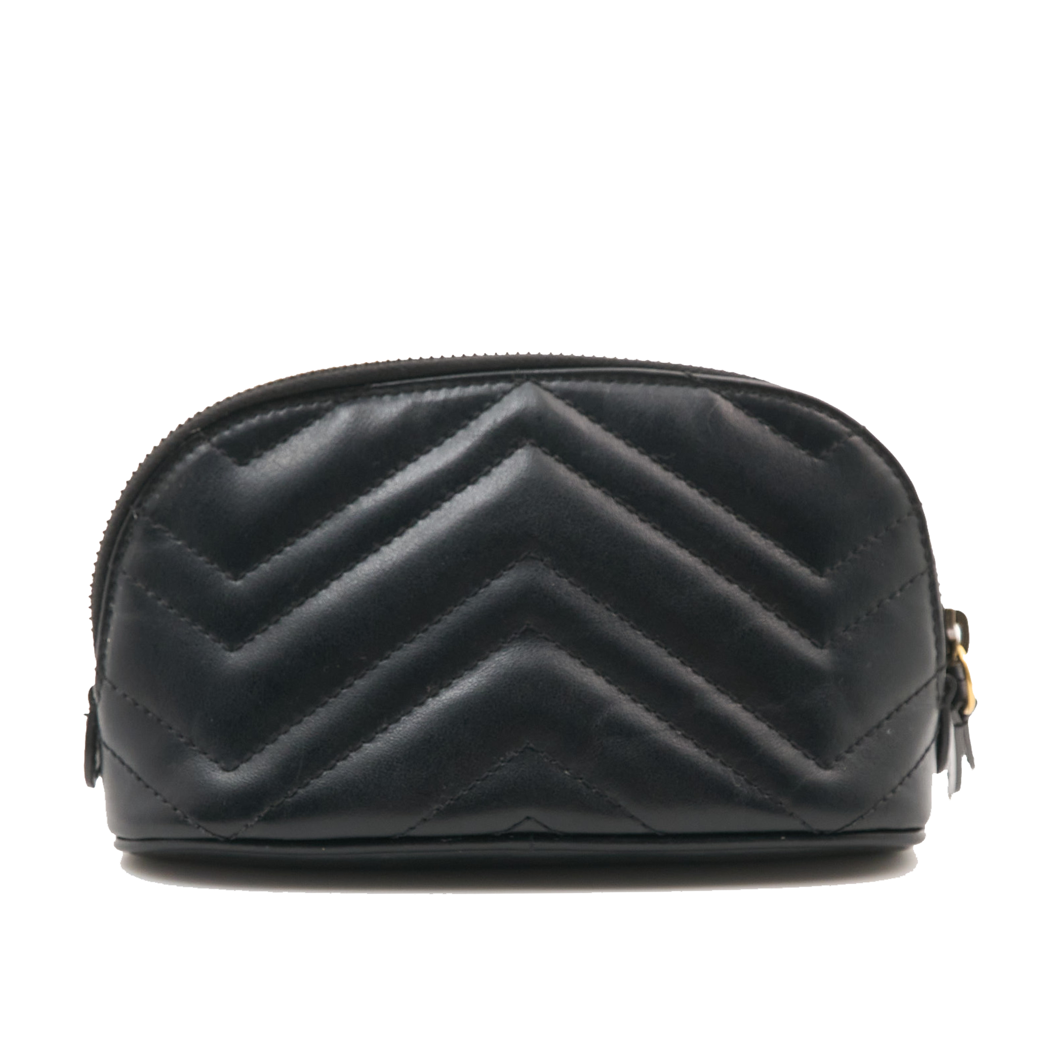 Gucci GG Marmont Black Matelasse Make-Up Case