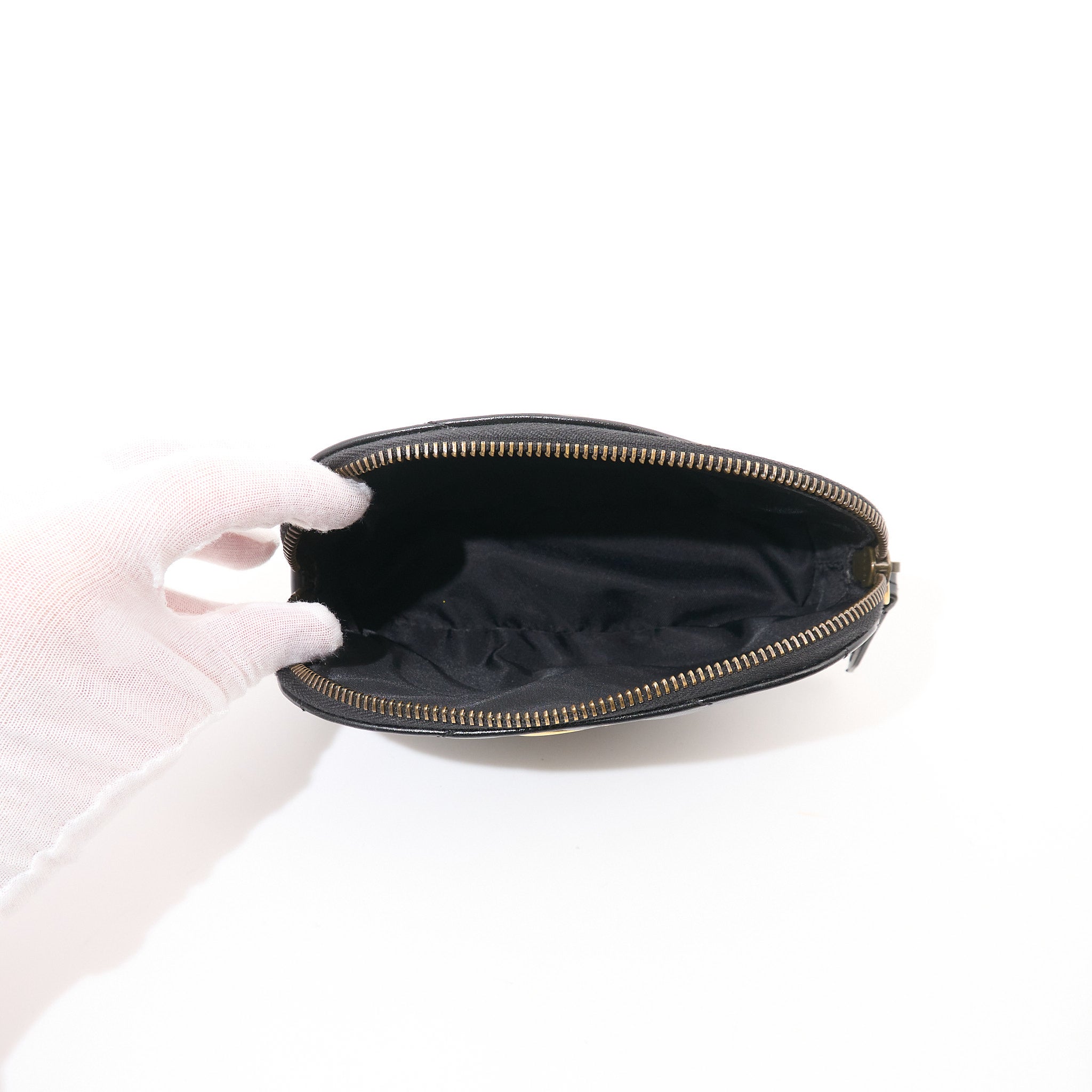 Gucci GG Marmont Black Matelasse Make-Up Case