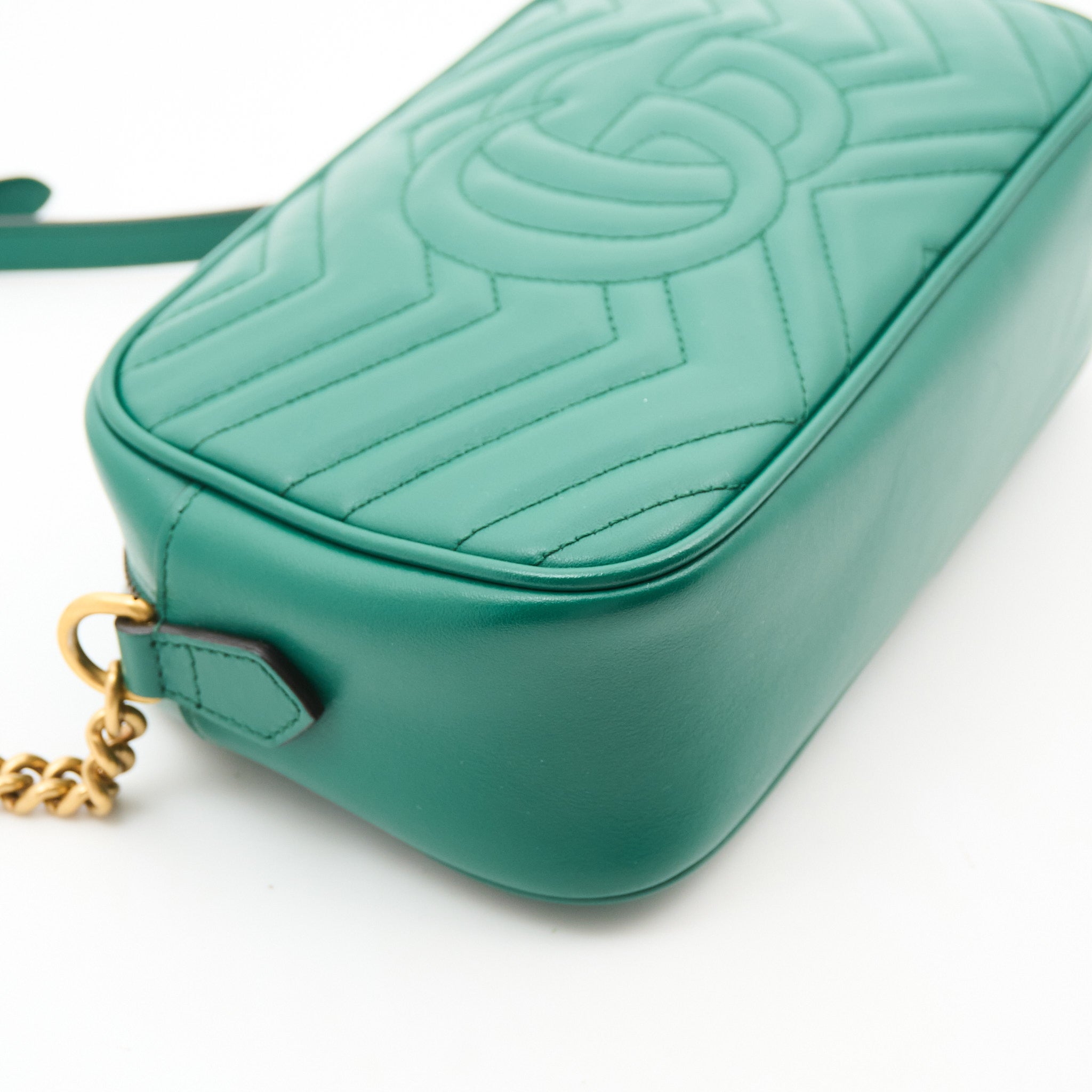 Gucci GG Marmont Green Marmont Matelassé Bag