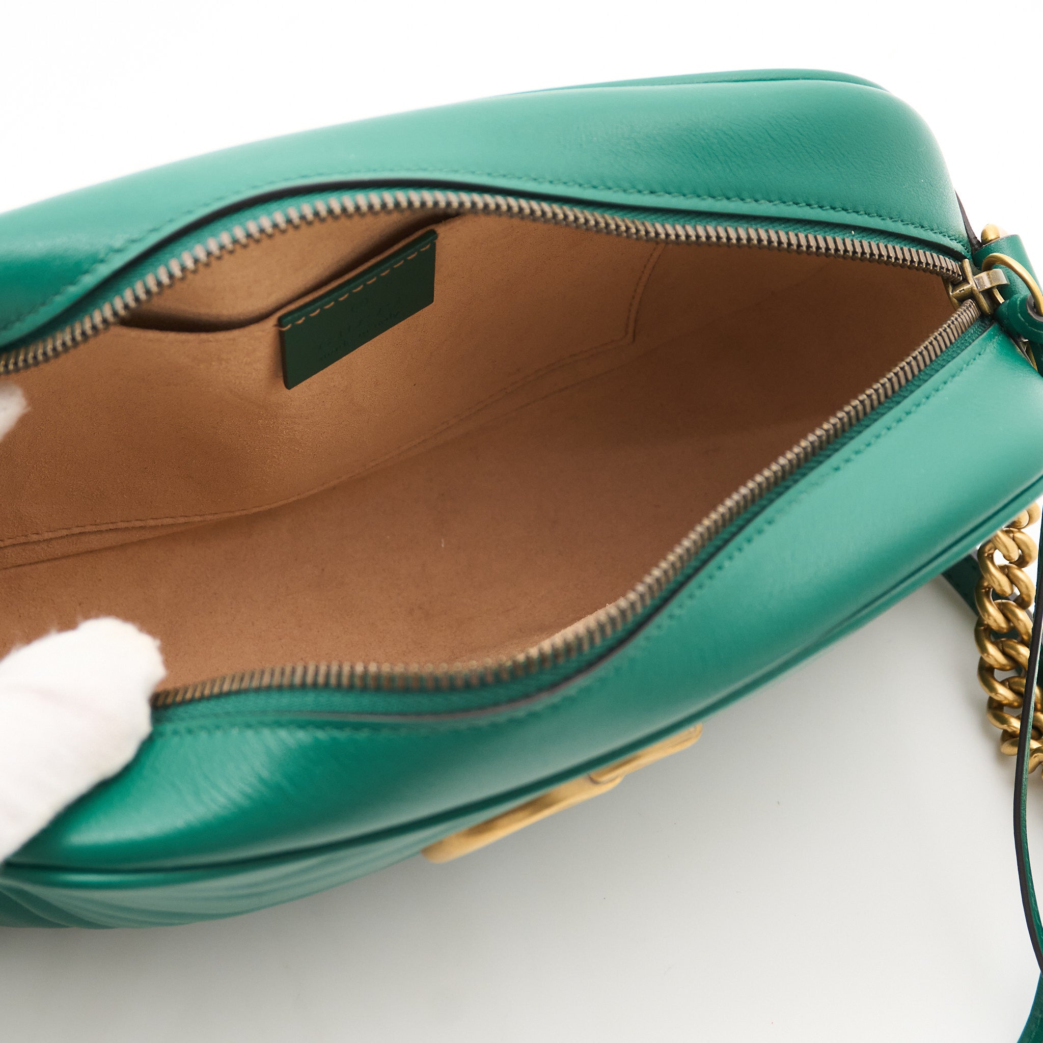 Gucci GG Marmont Green Marmont Matelassé Bag