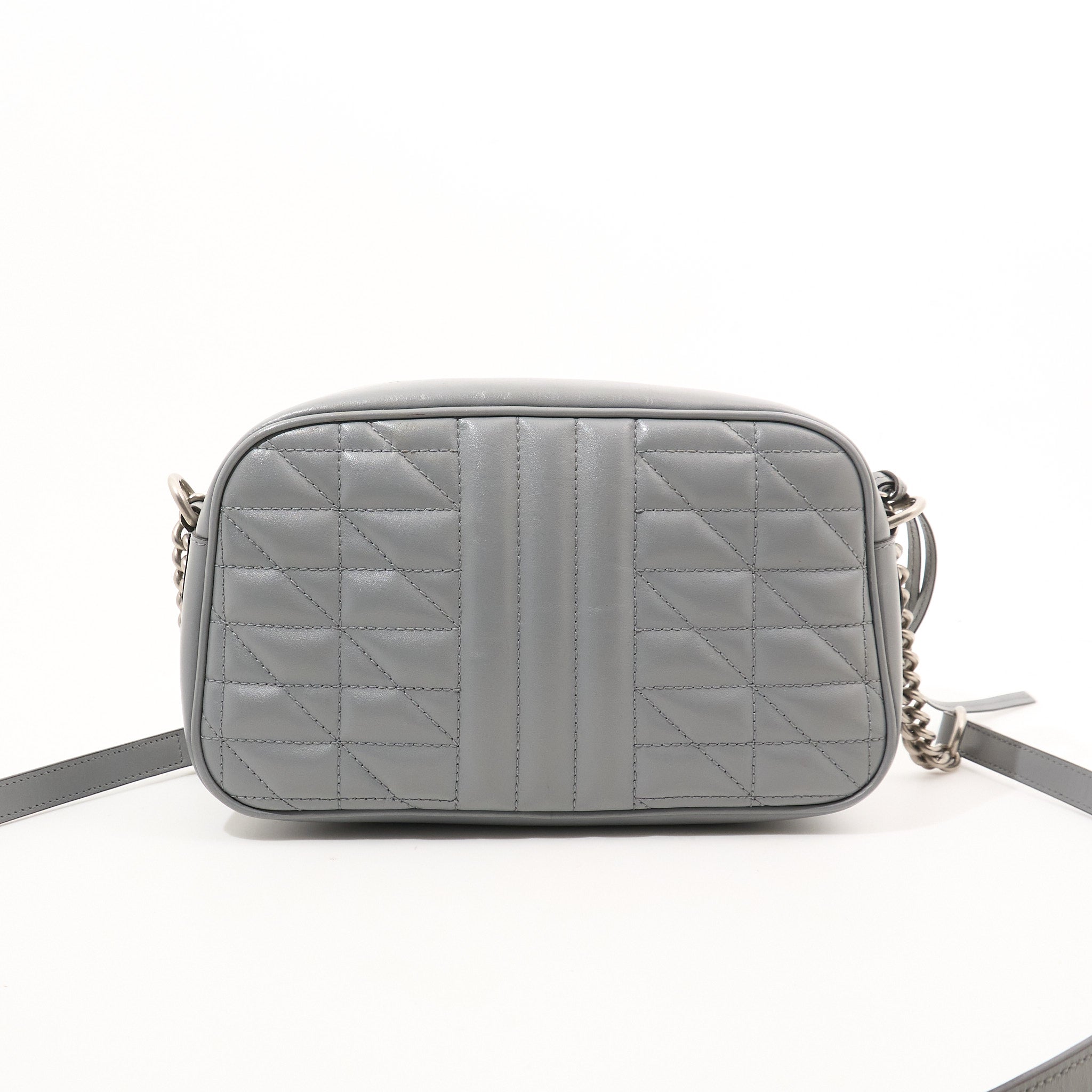Gucci GG Marmont Grey Marmont Matelassé Bag