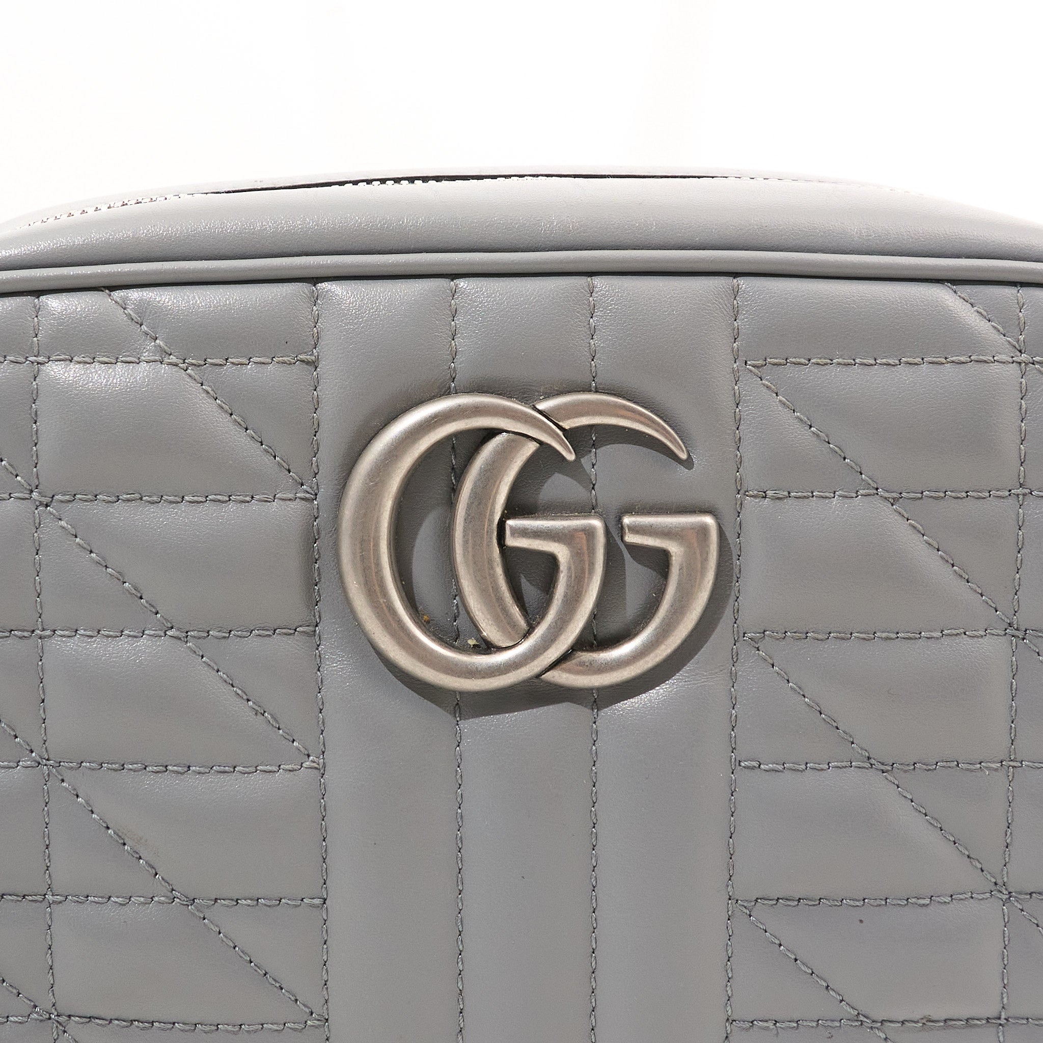 Gucci GG Marmont Grey Marmont Matelassé Bag