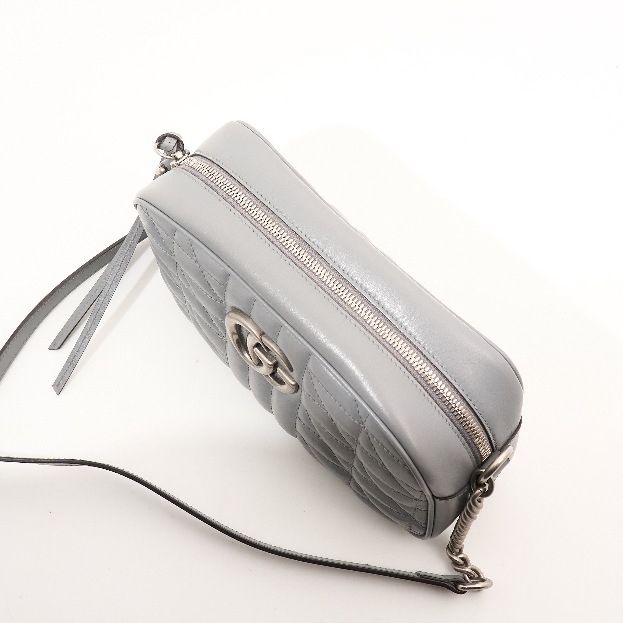 Gucci GG Marmont Grey Marmont Matelassé Bag