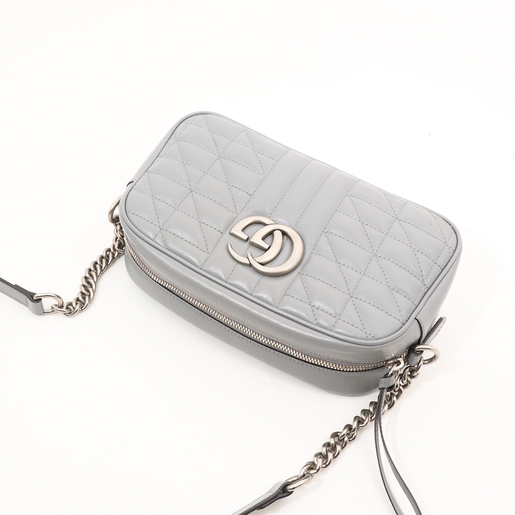 Gucci GG Marmont Grey Marmont Matelassé Bag