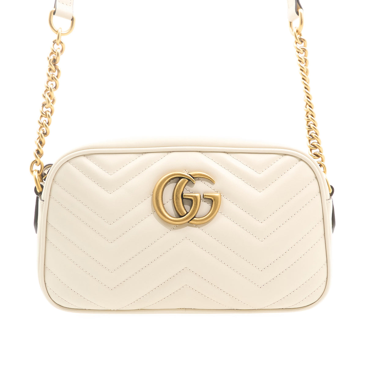 Gucci GG Marmont Ivory Marmont Matelassé Bag
