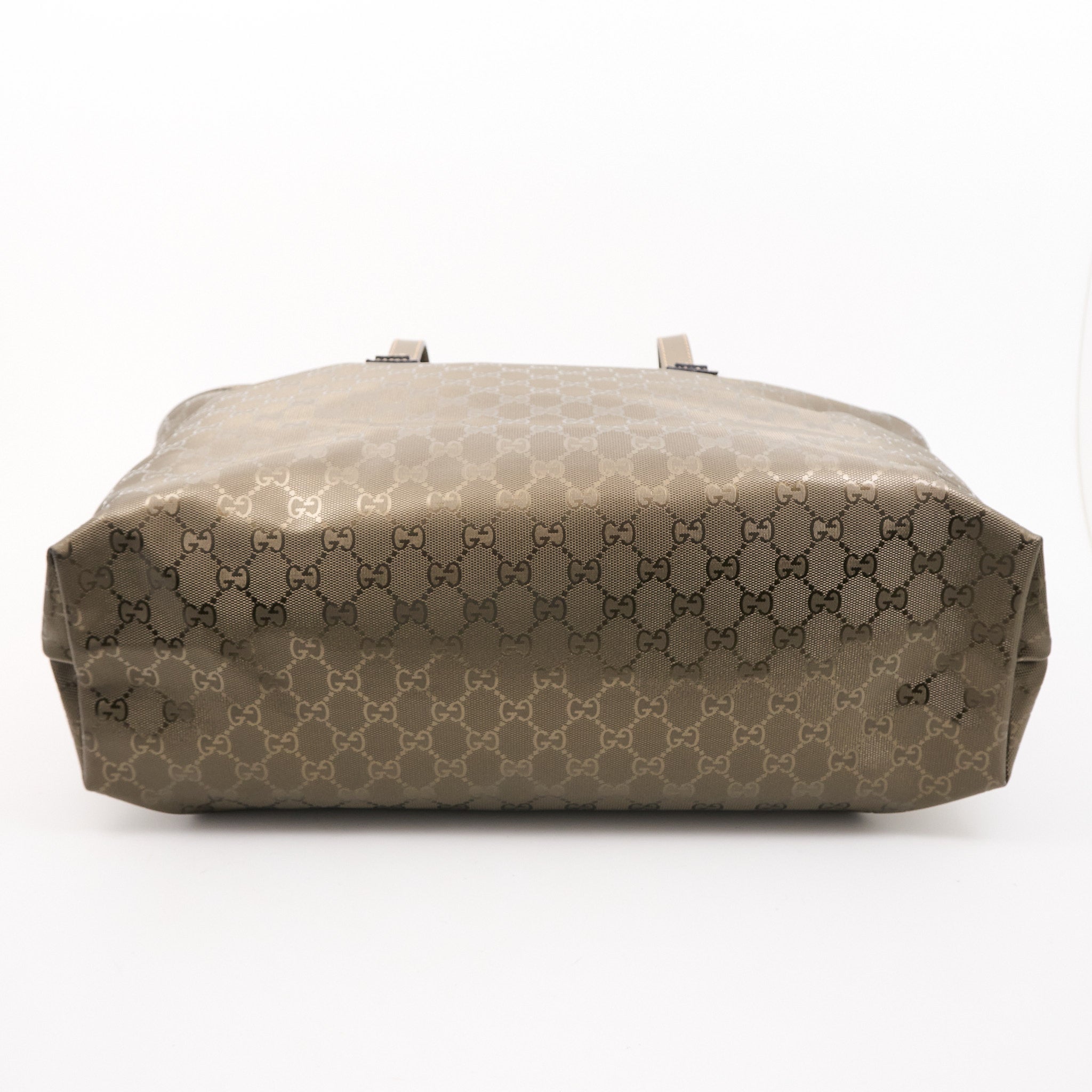 Gucci GG Supreme Canvas Tote Champagne Gold