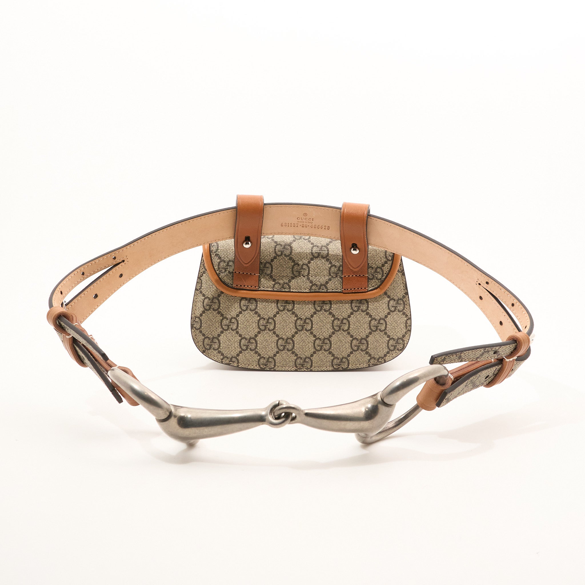 Gucci GG Supreme Mini Bamboo Belt Bag
