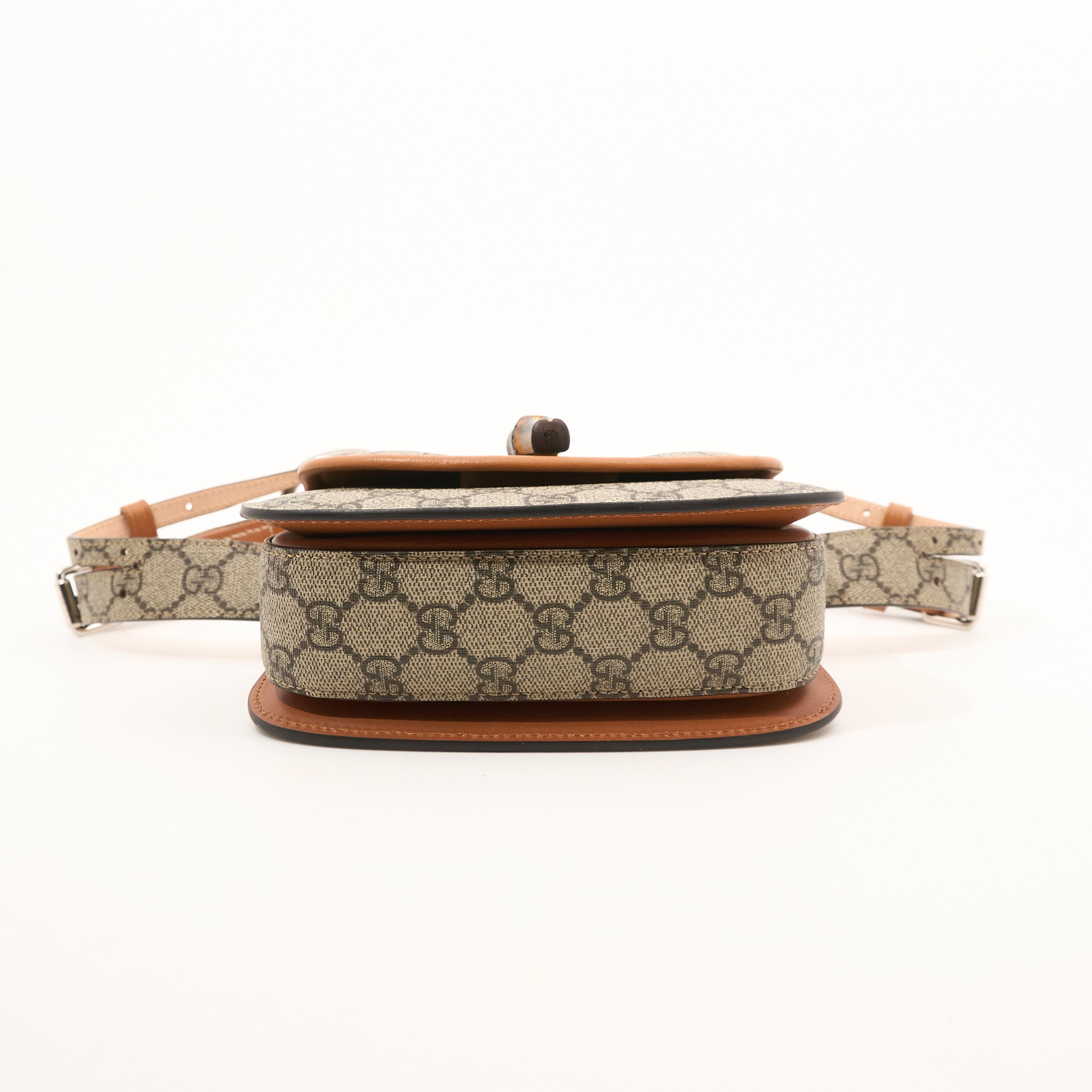 Gucci GG Supreme Mini Bamboo Belt Bag