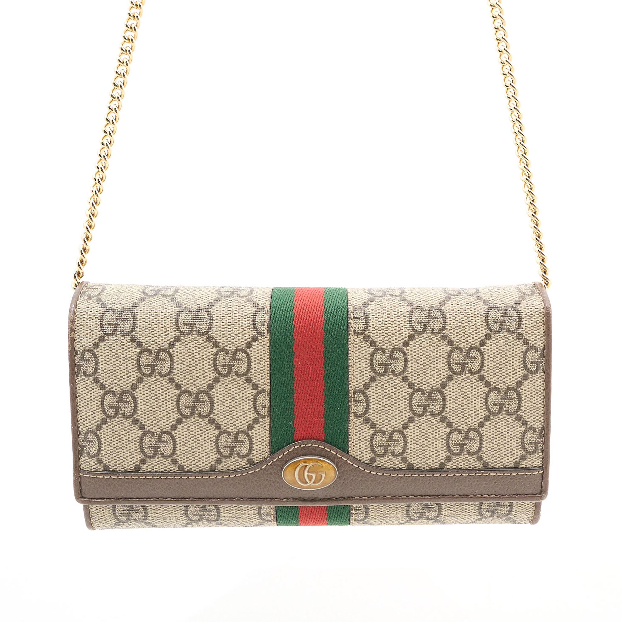Gucci GG Supreme Wallet on Chain